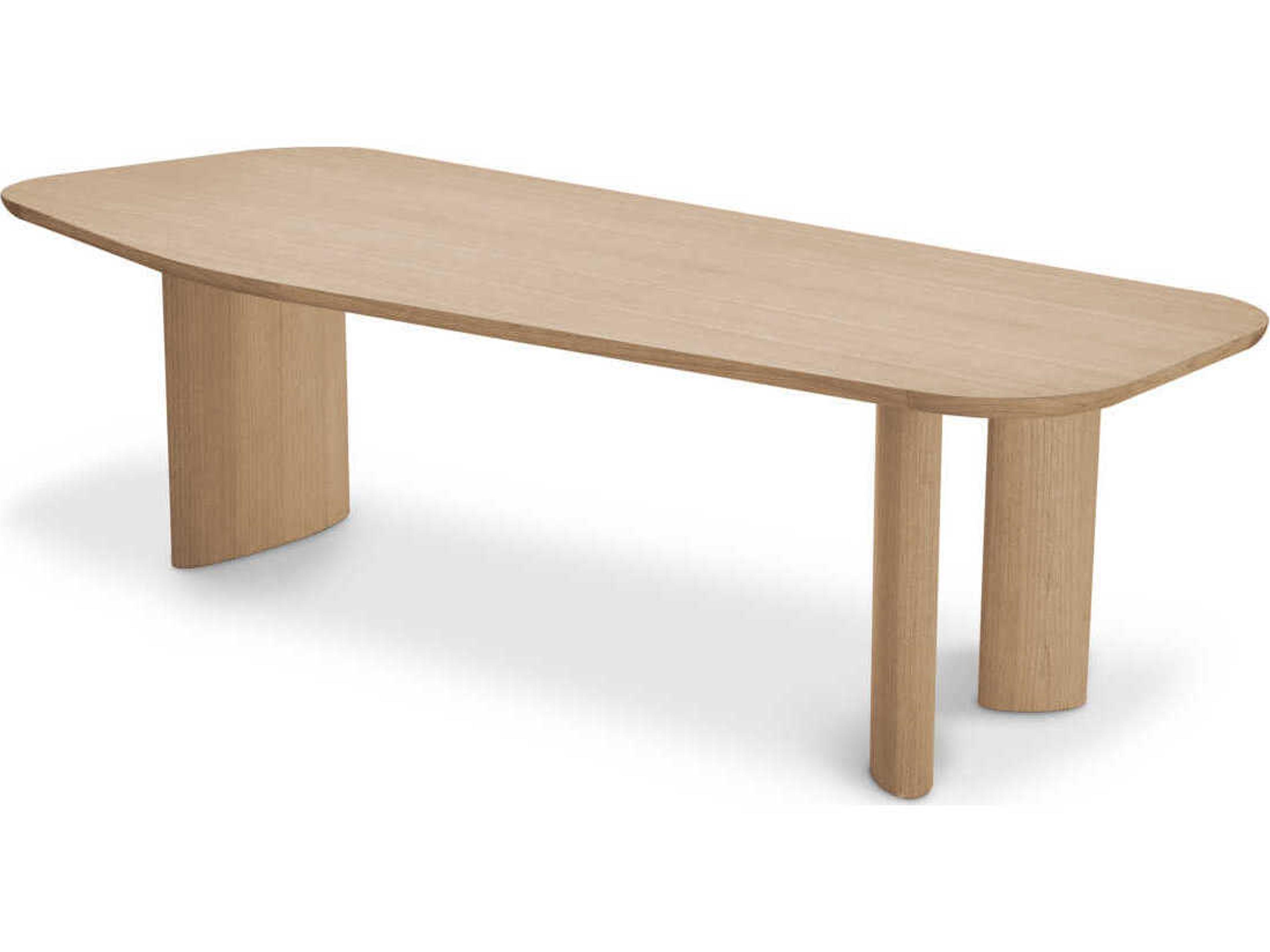 Flemings Natural Oak Veneer Dining Table