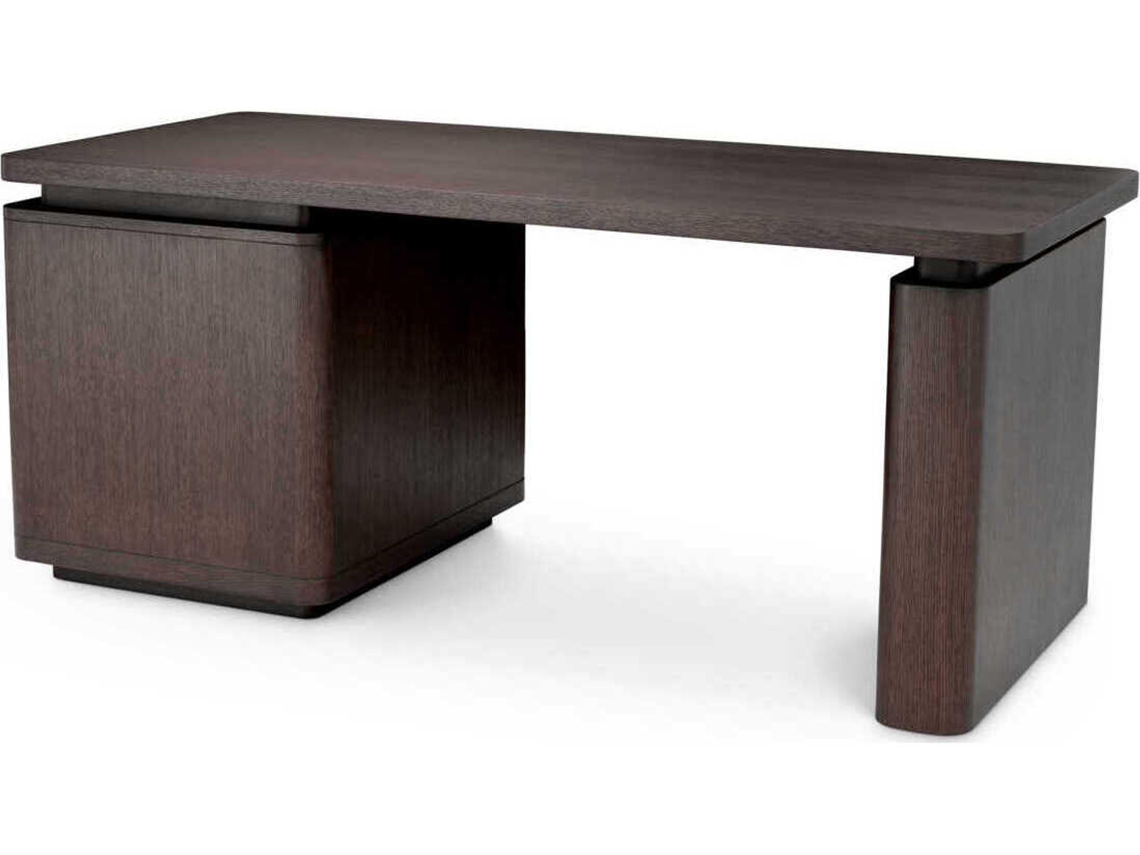 Eichholtz Modesto Mocha Oak Veneer Desk