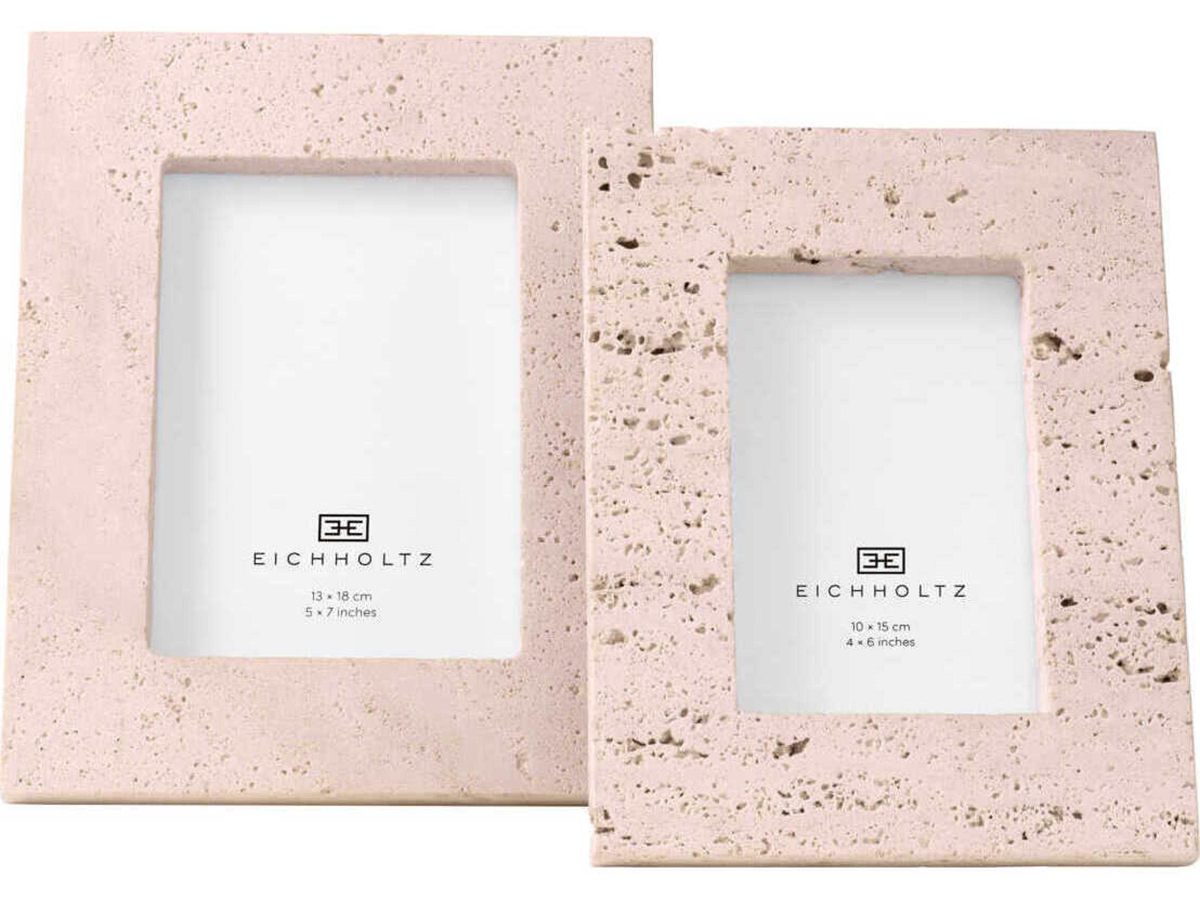 Eichholtz Casale L Frame Travertine Set of 4 Picture