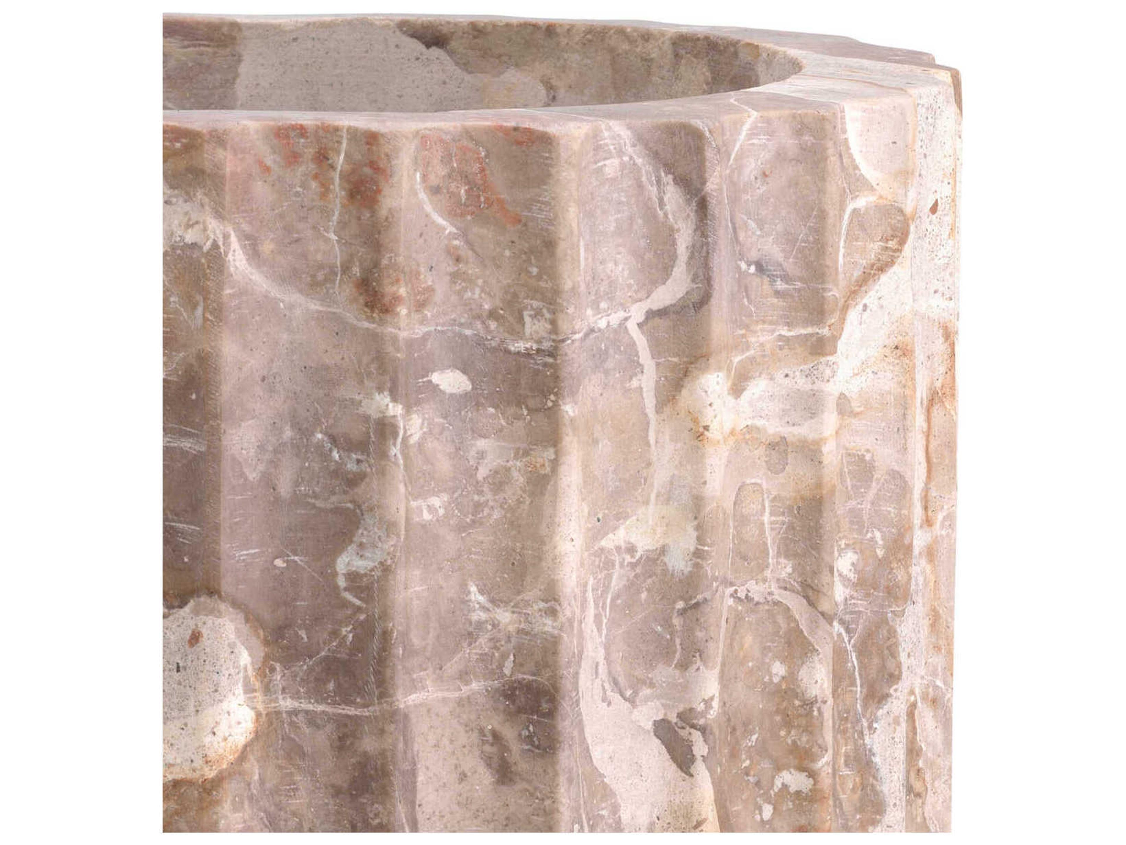 Eichholtz Nava Brown Marble Vase