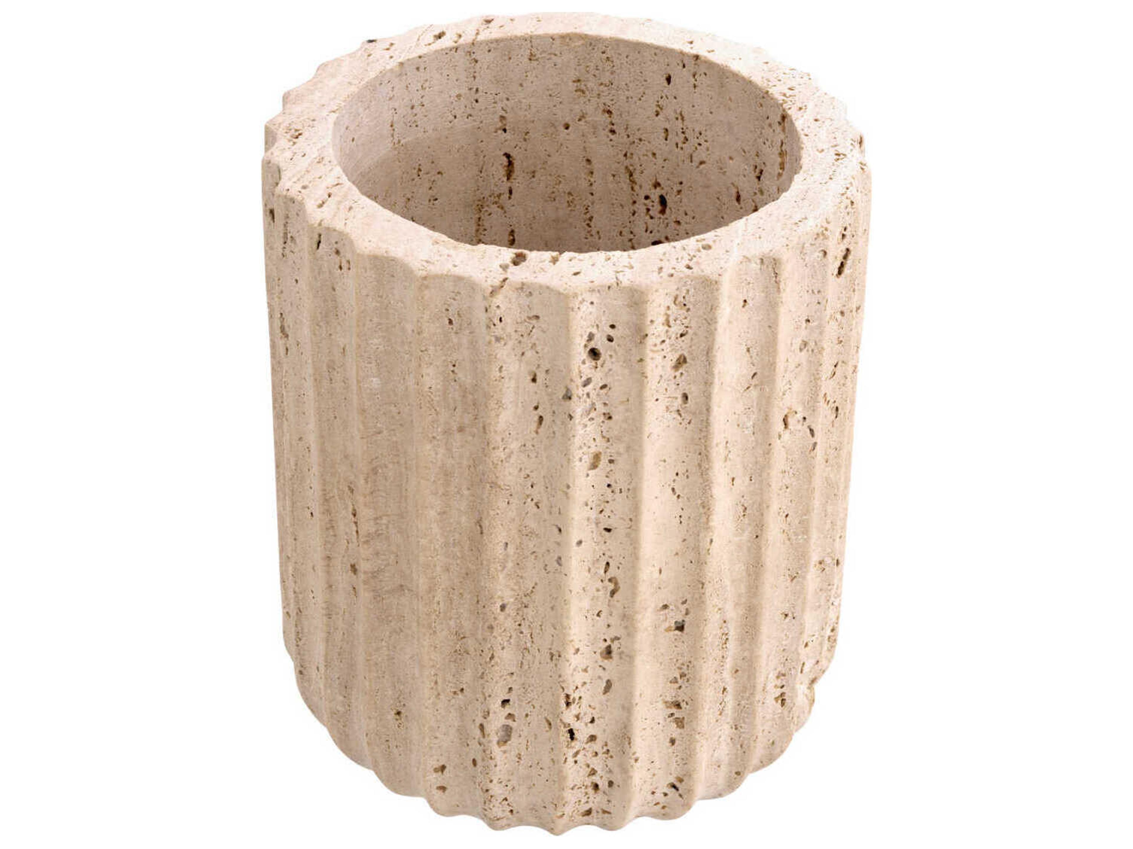 Eichholtz Nava Travertine Vase