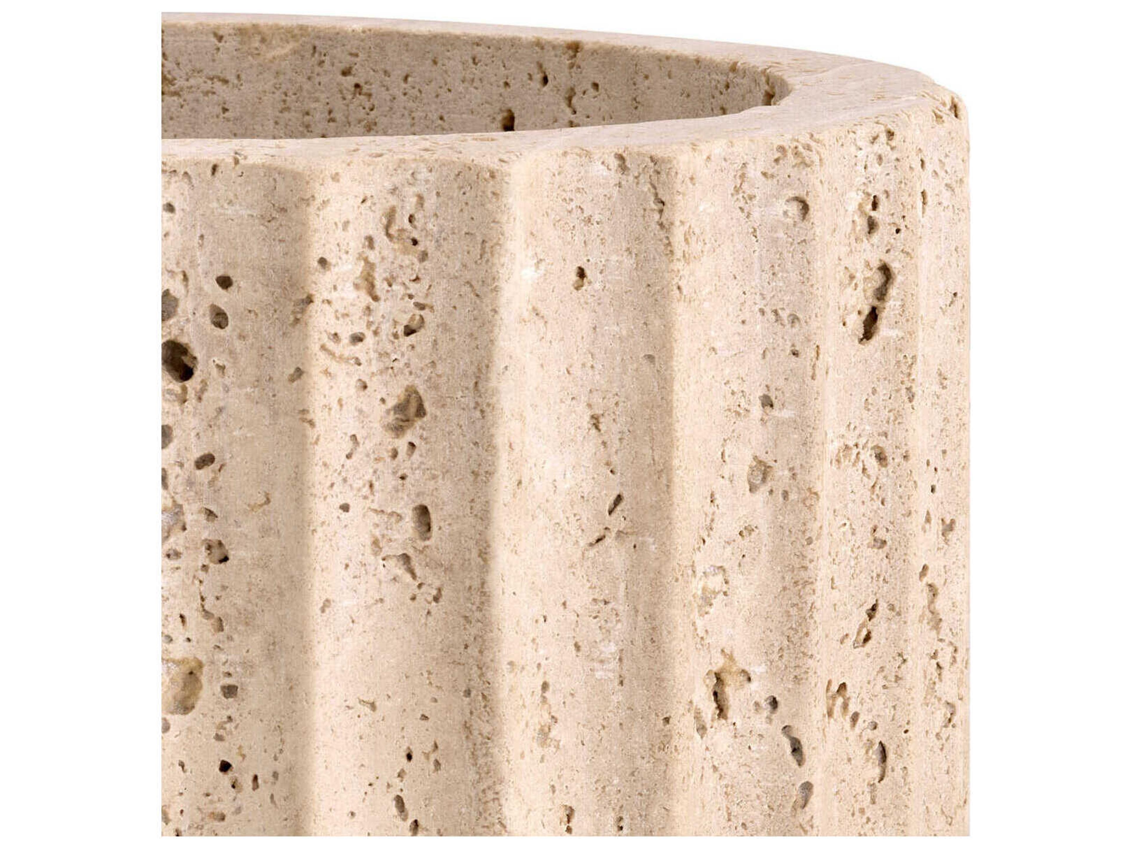 Eichholtz Nava Travertine Vase