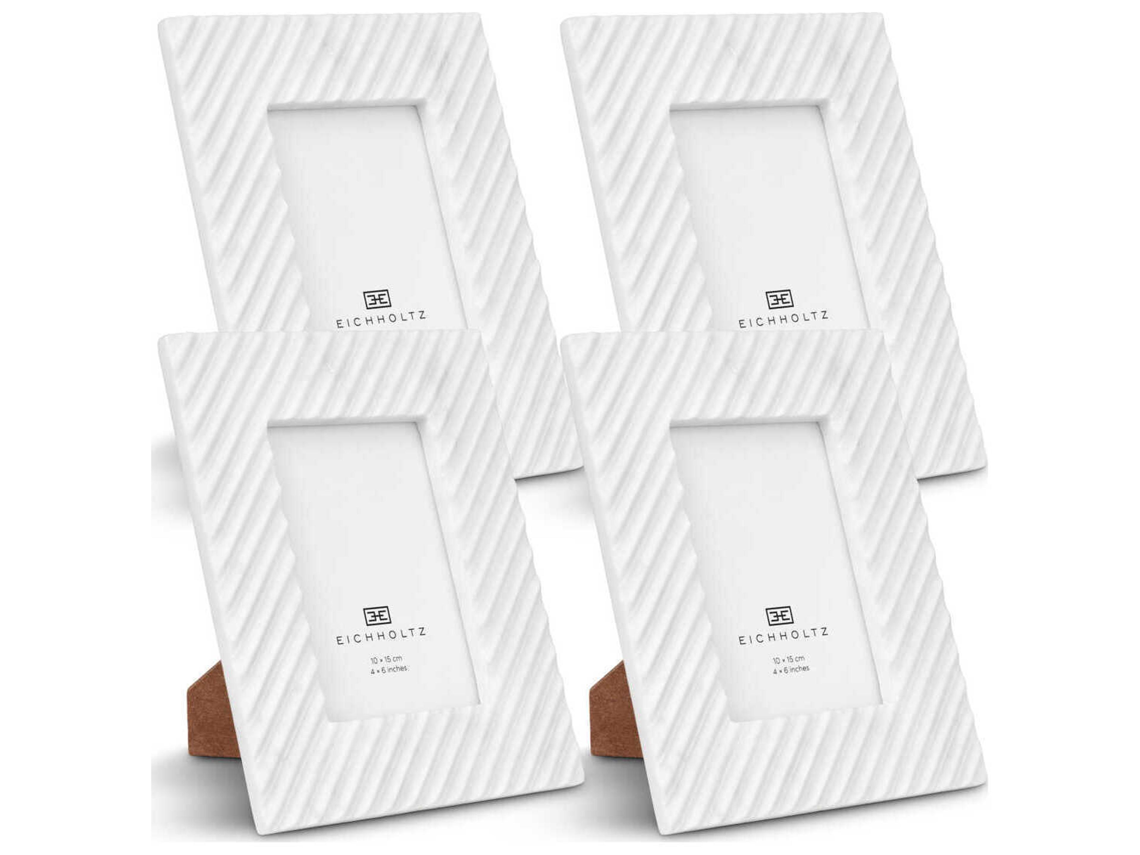Eichholtz Casale S Frame White Marble Set of 4 Picture
