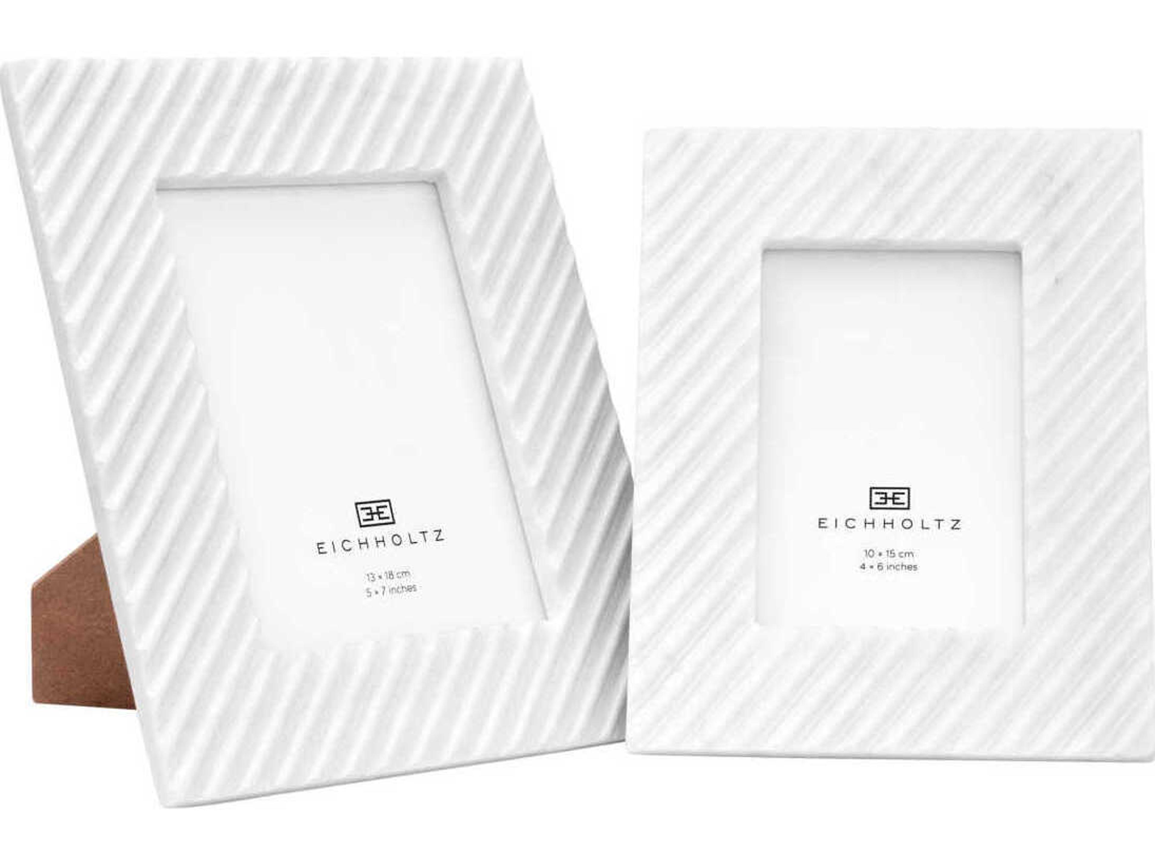 Eichholtz Casale S Frame White Marble Set of 4 Picture