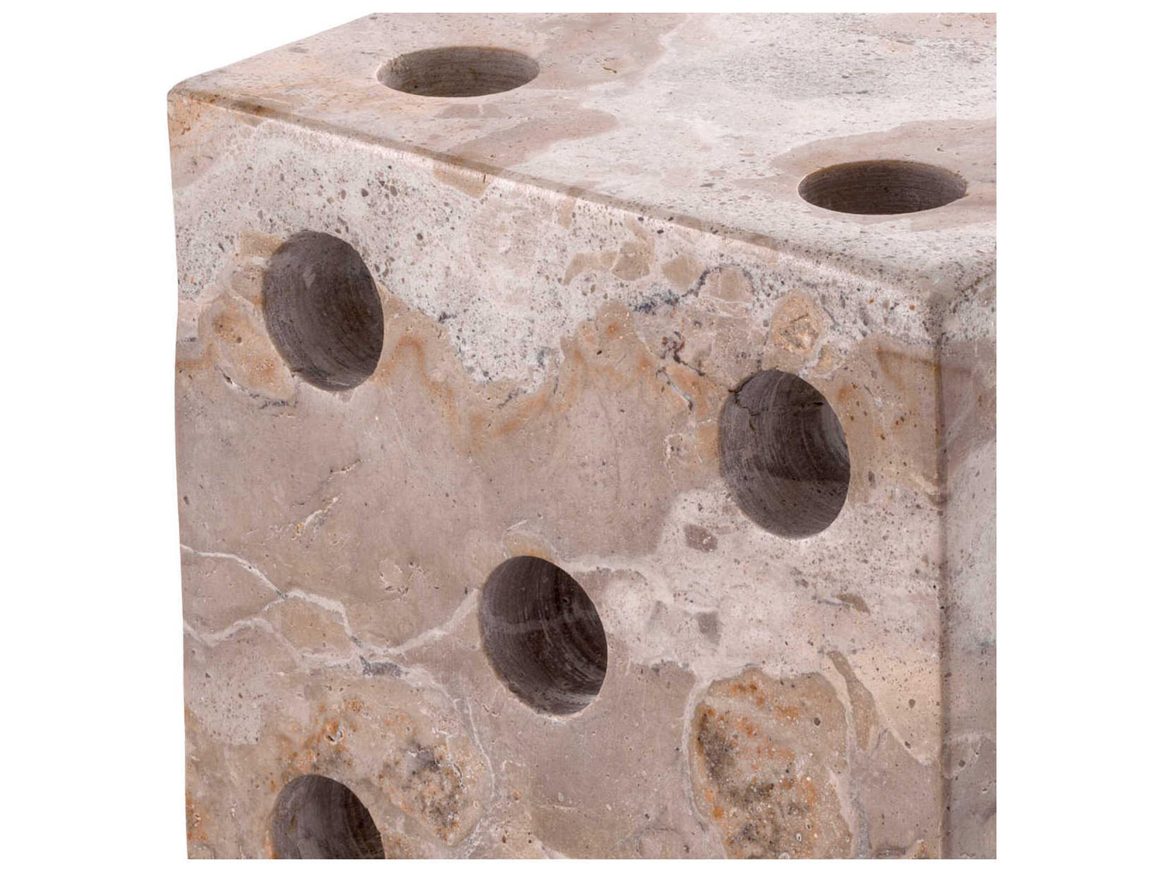 Eichholtz Visa Brown Marble Desk Accessory Set of 2