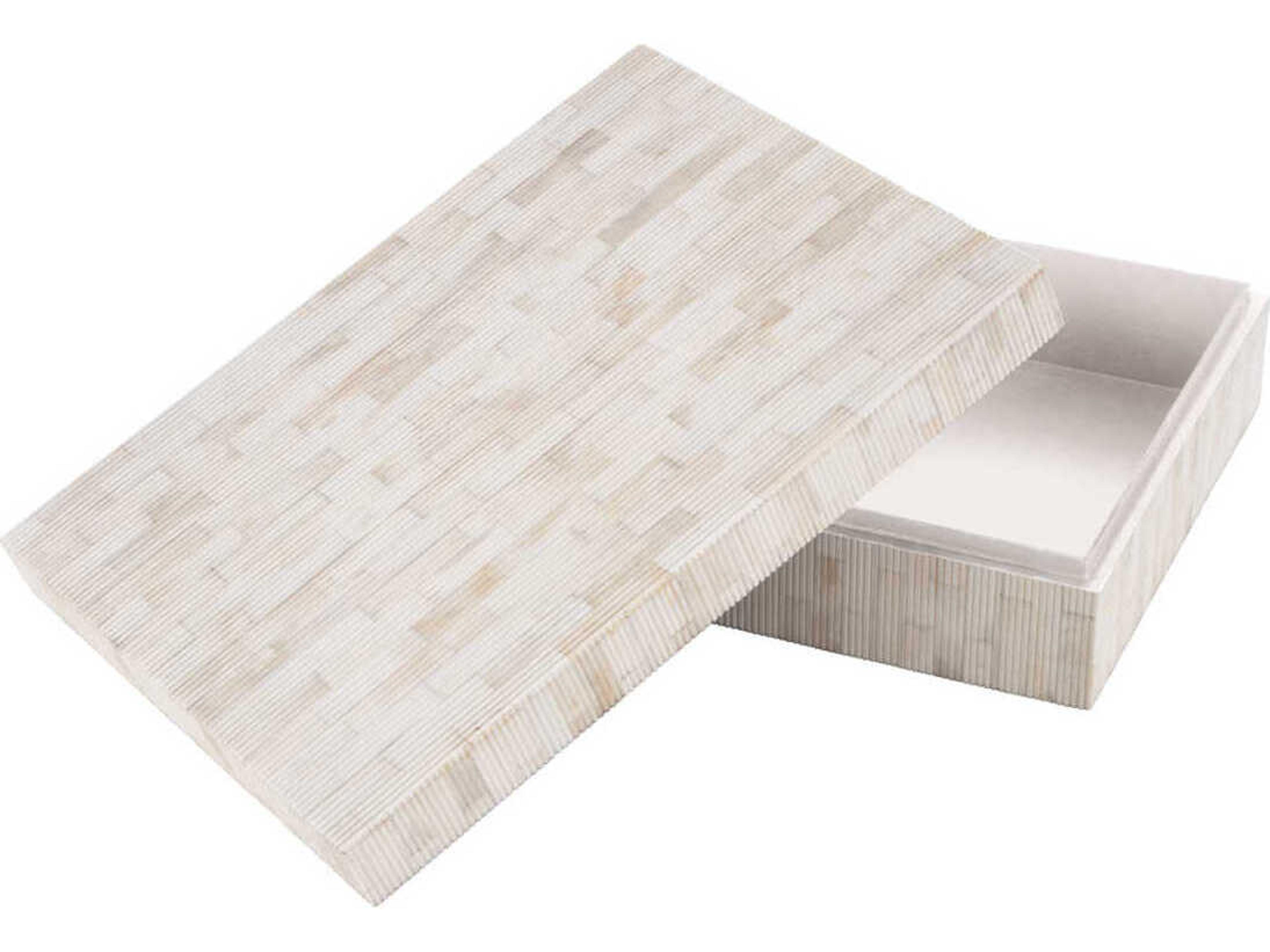 Eichholtz Scoop L Natural Bone Box