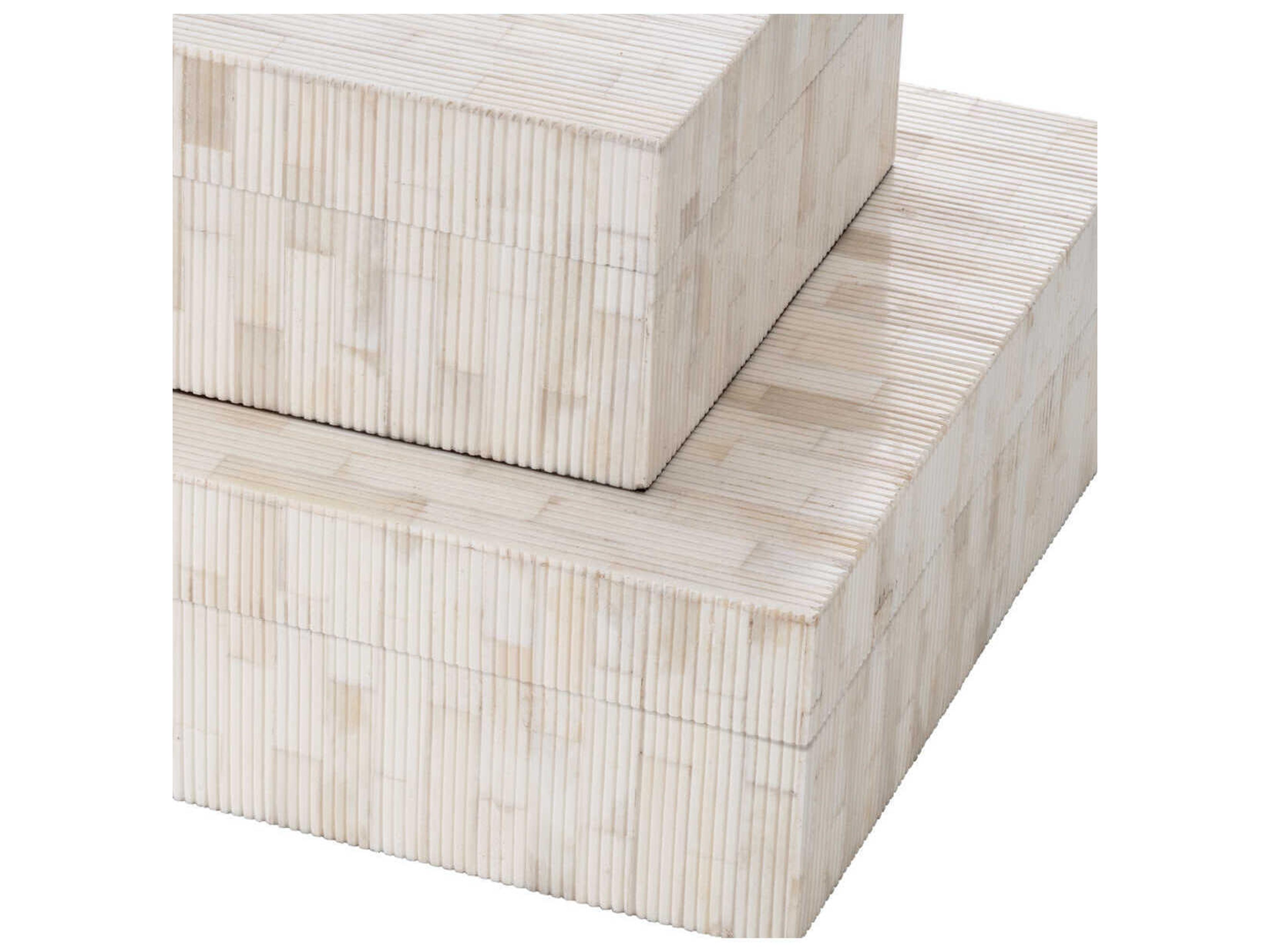 Eichholtz Scoop L Natural Bone Box