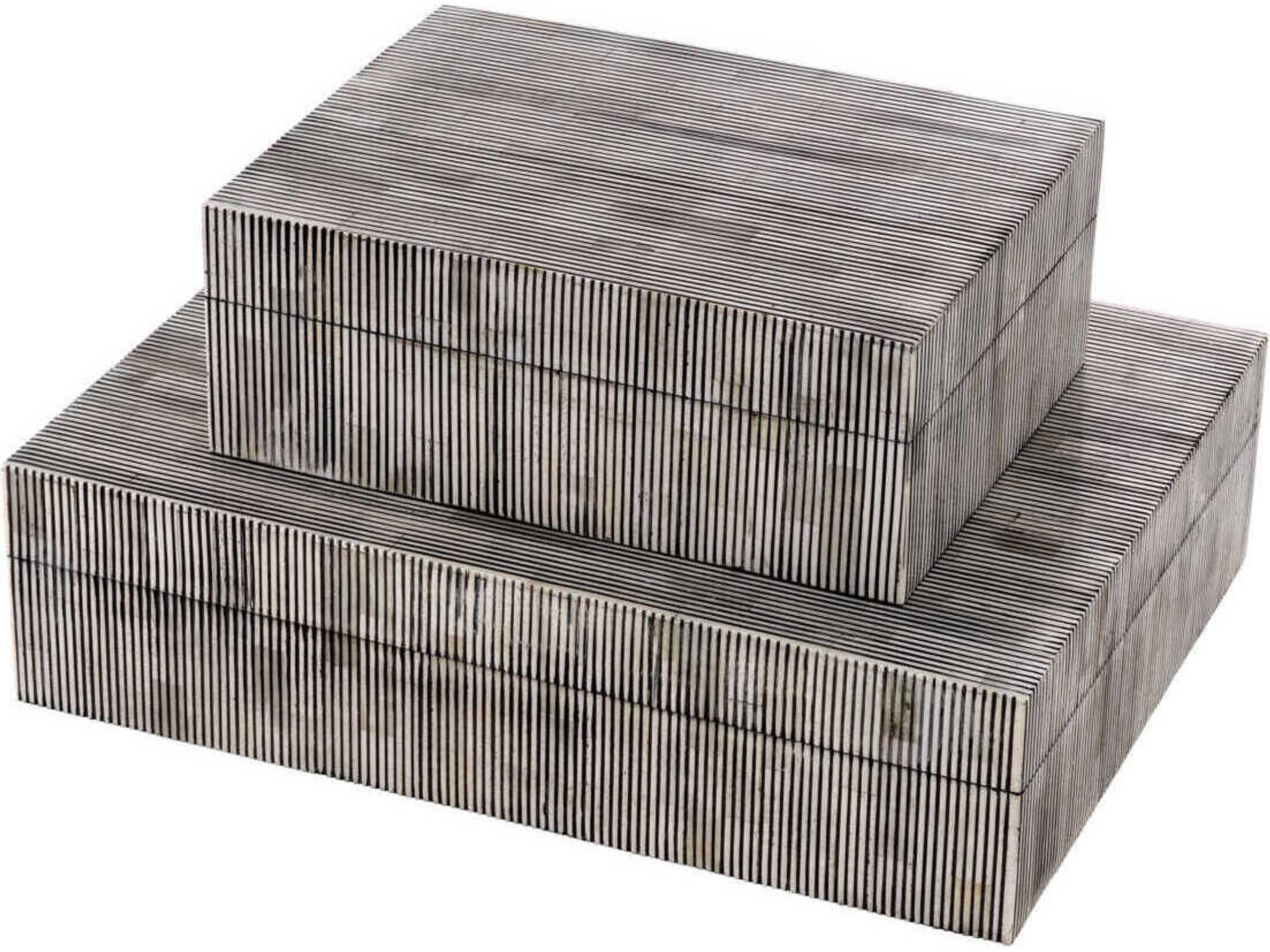 Eichholtz Lucille S Grey Bone Box