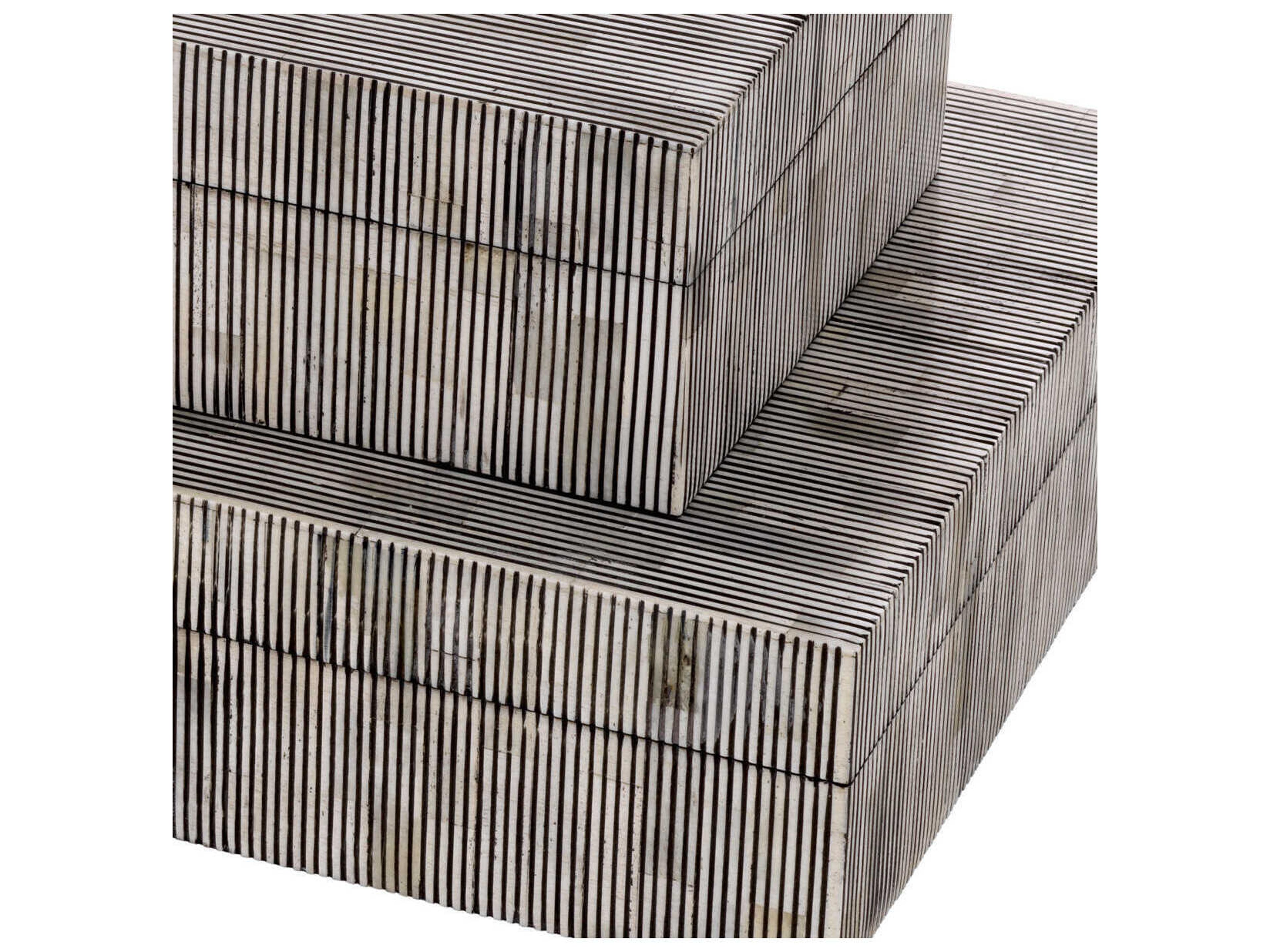 Eichholtz Lucille S Grey Bone Box