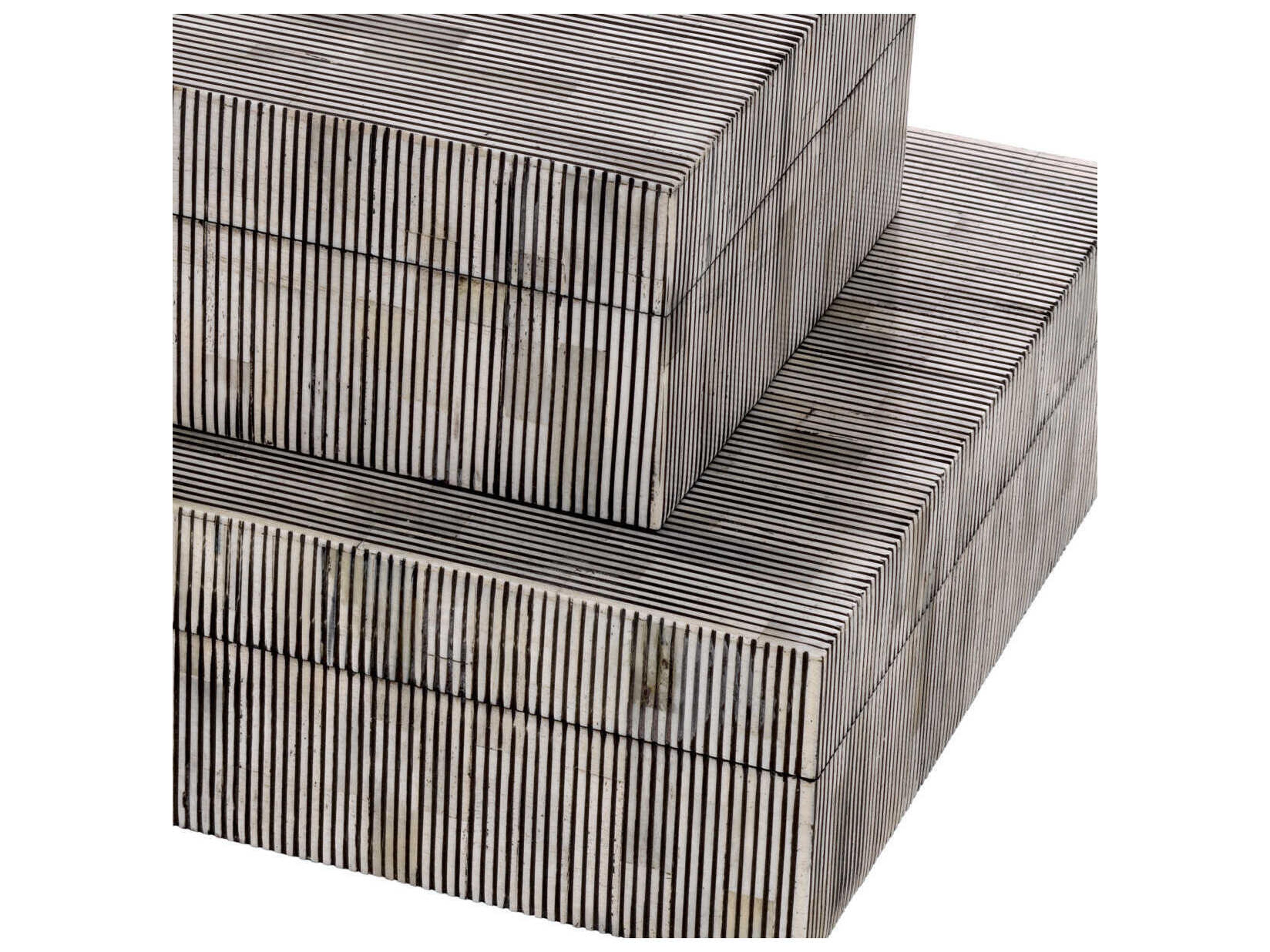 Eichholtz Lucille L Grey Bone Box