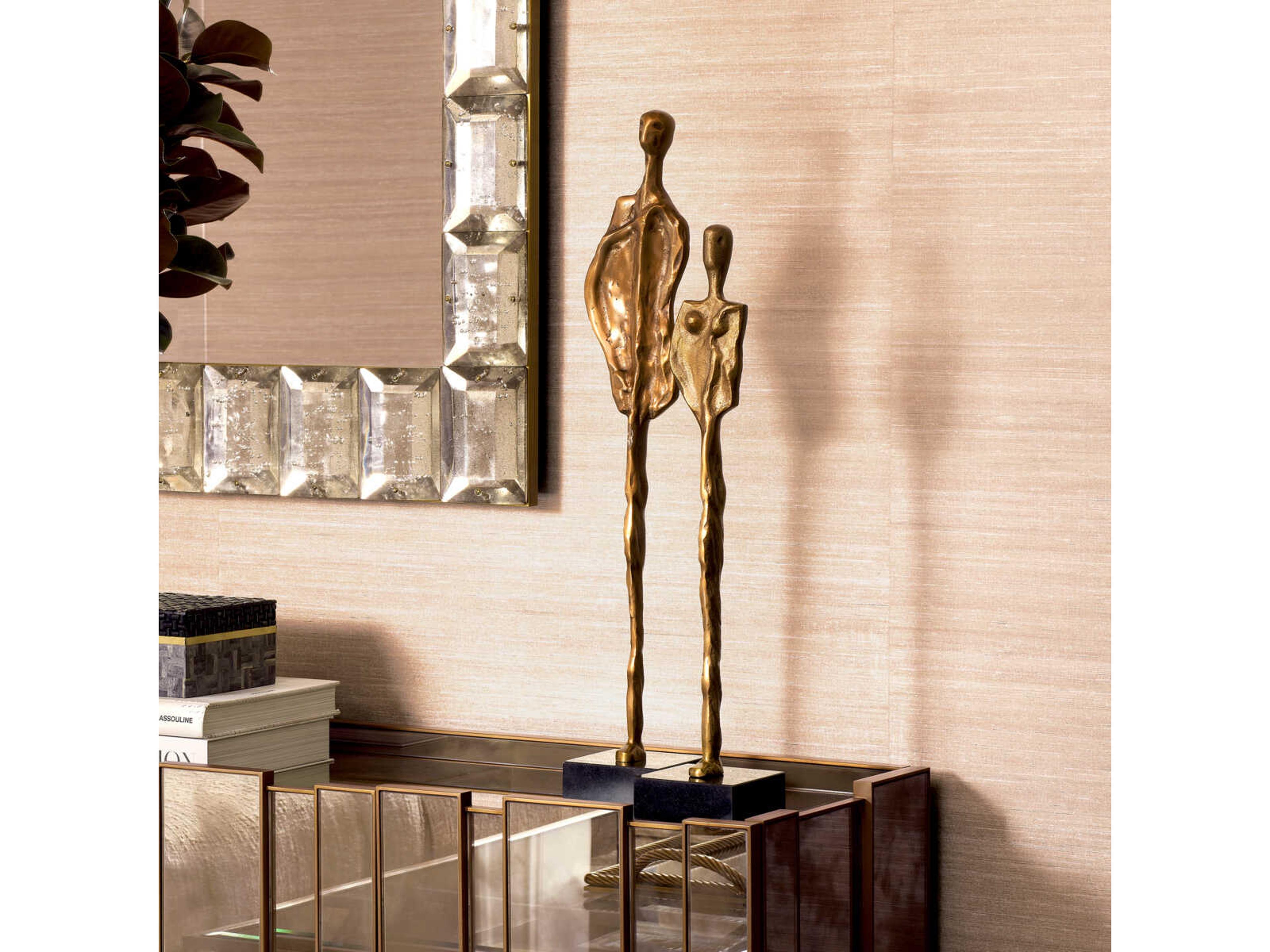 Eichholtz Vintage Brass Set of 2 Object Dual