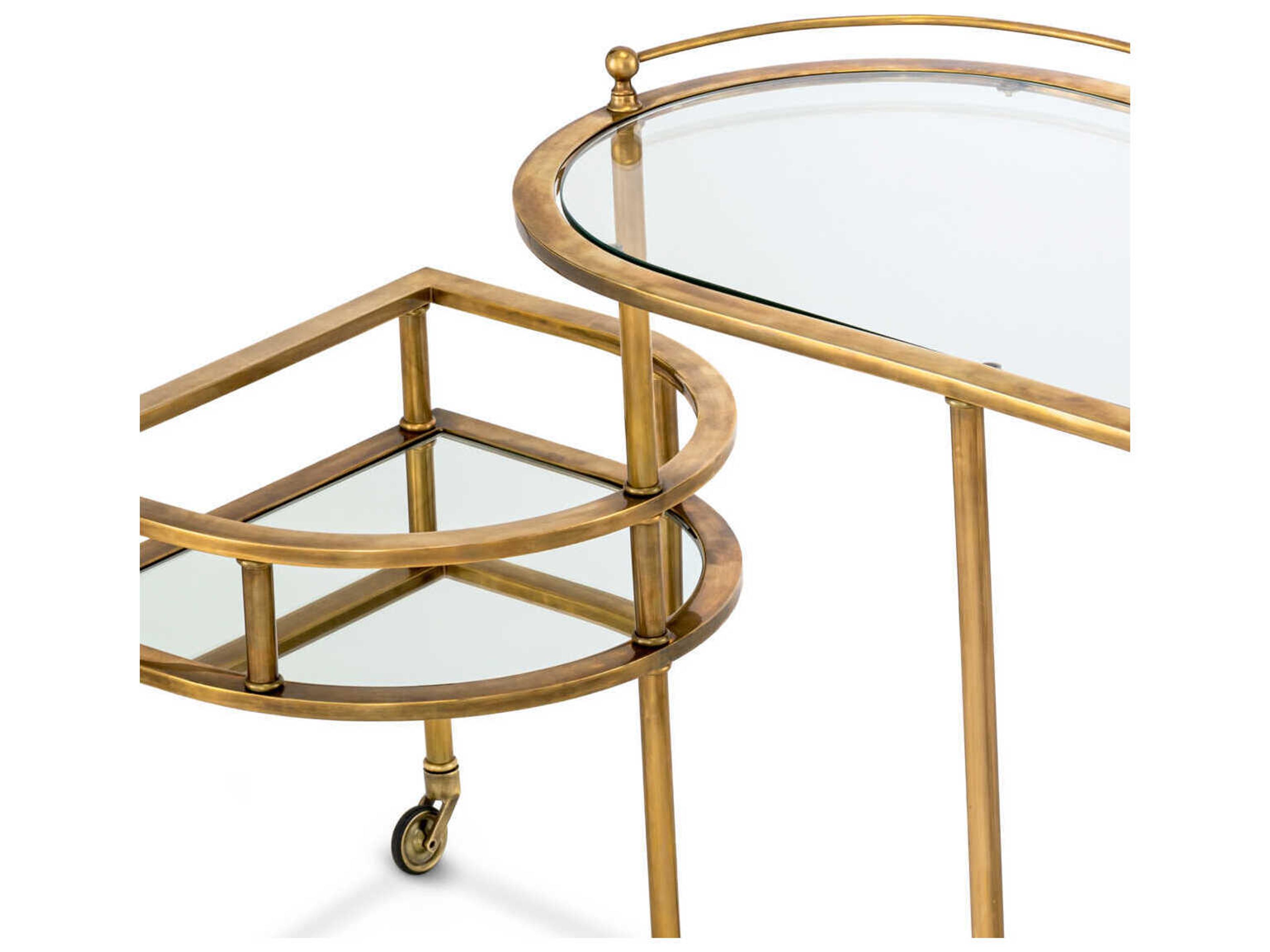 Eichholtz Lavalle Vintage Brass Trolley