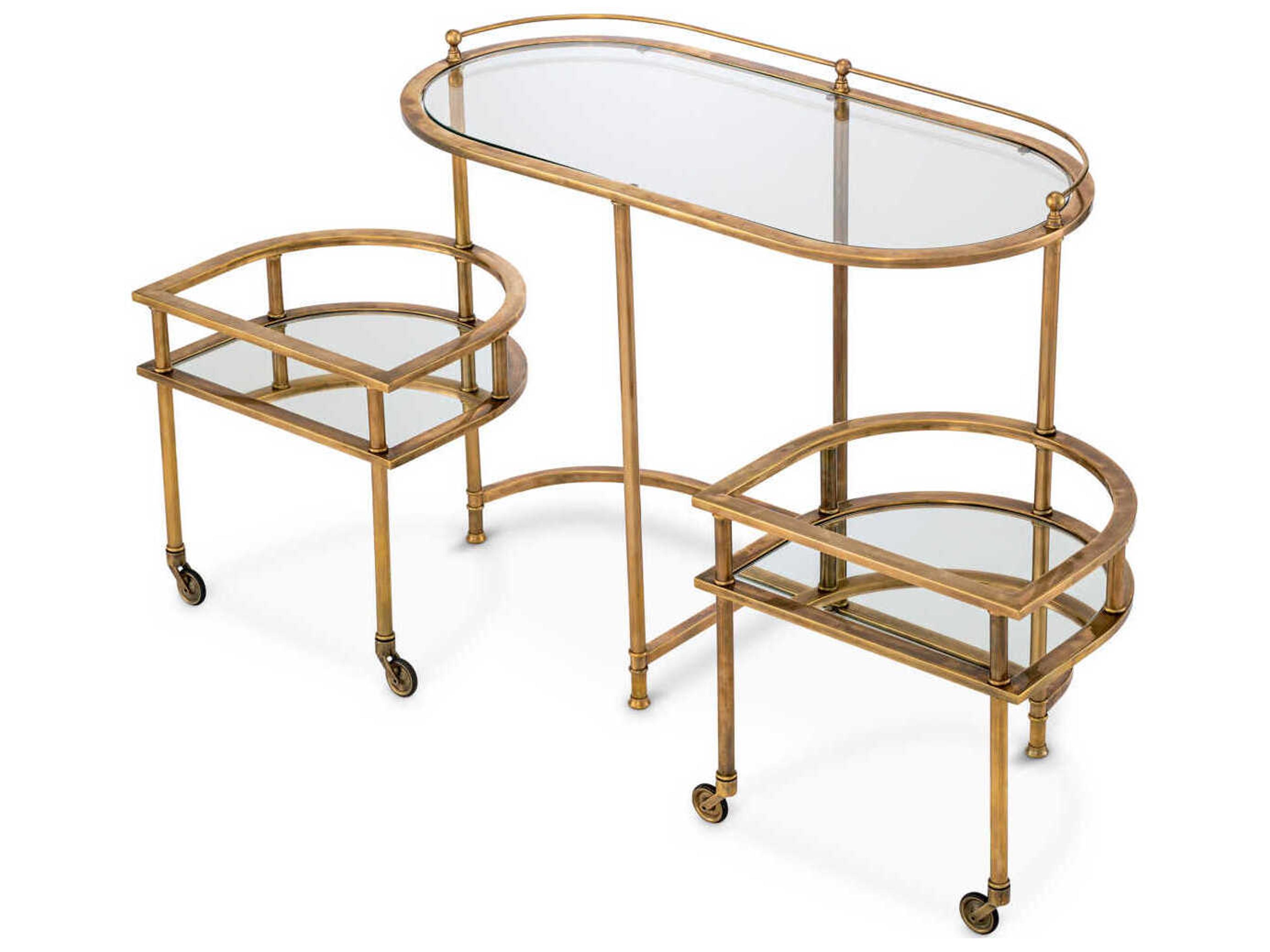 Eichholtz Lavalle Vintage Brass Trolley