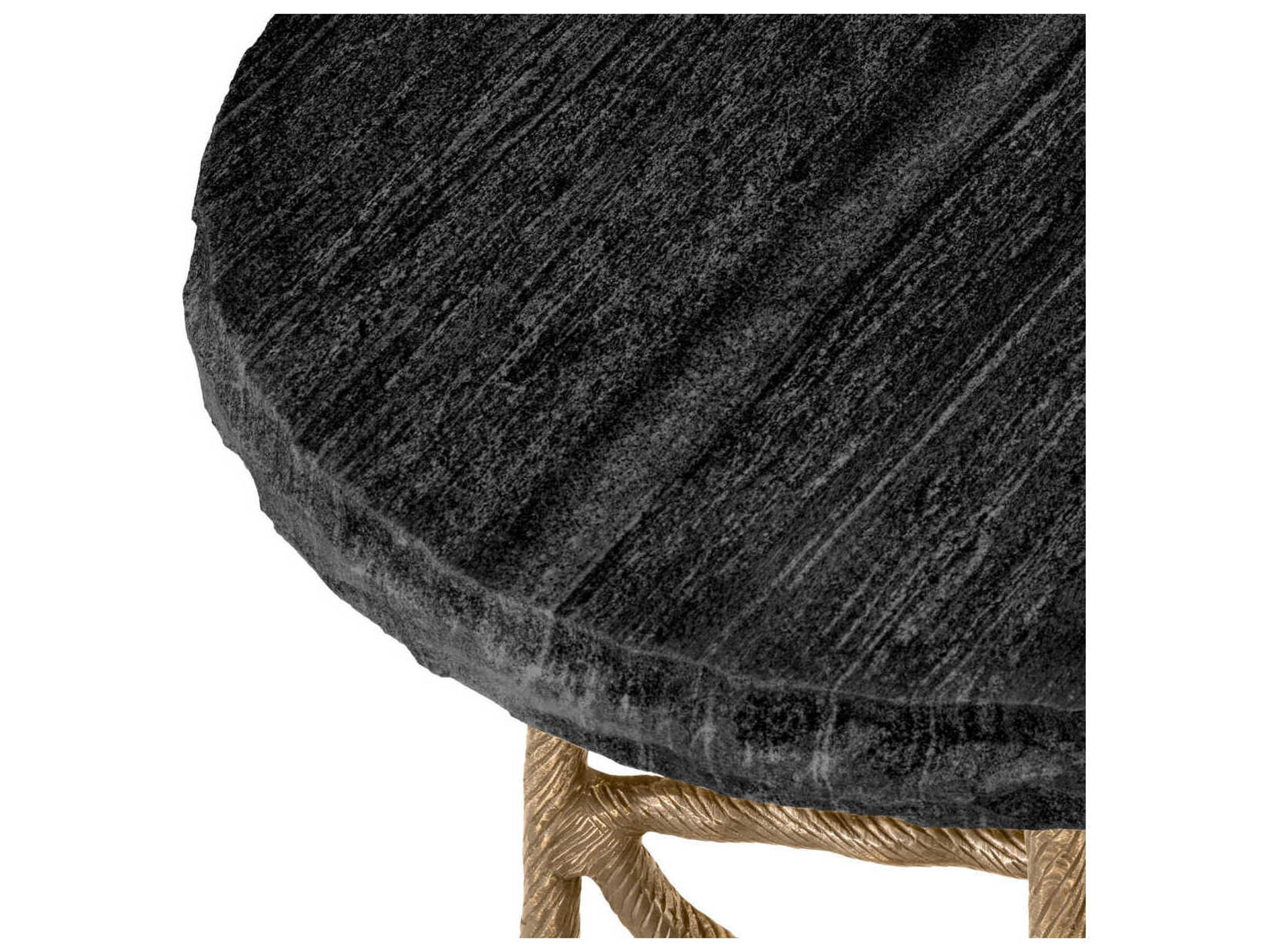 Eichholtz Dreyfus Vintage Brass Side Table