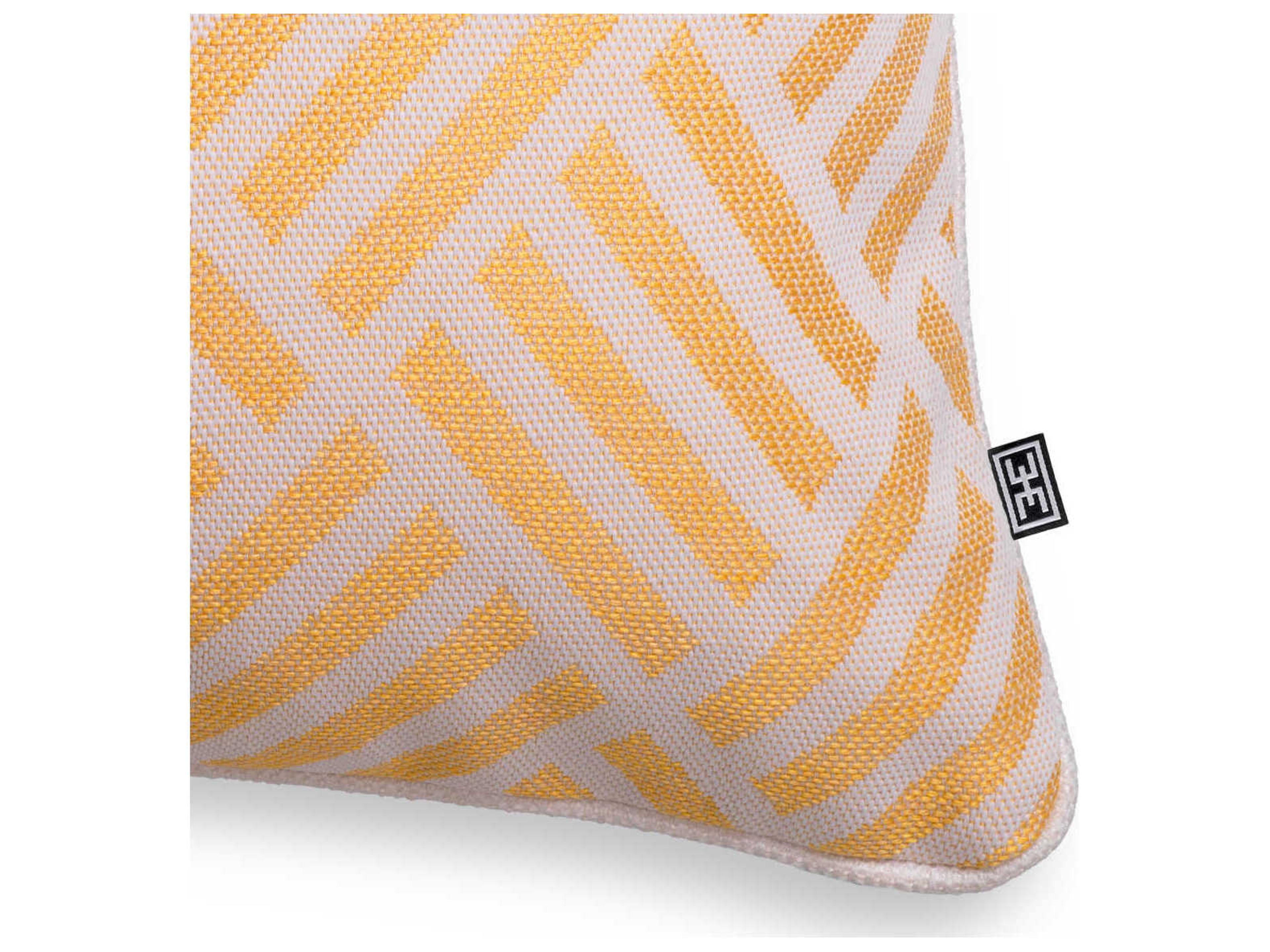 Eichholtz Sonel L Yellow With White Piping Cushion