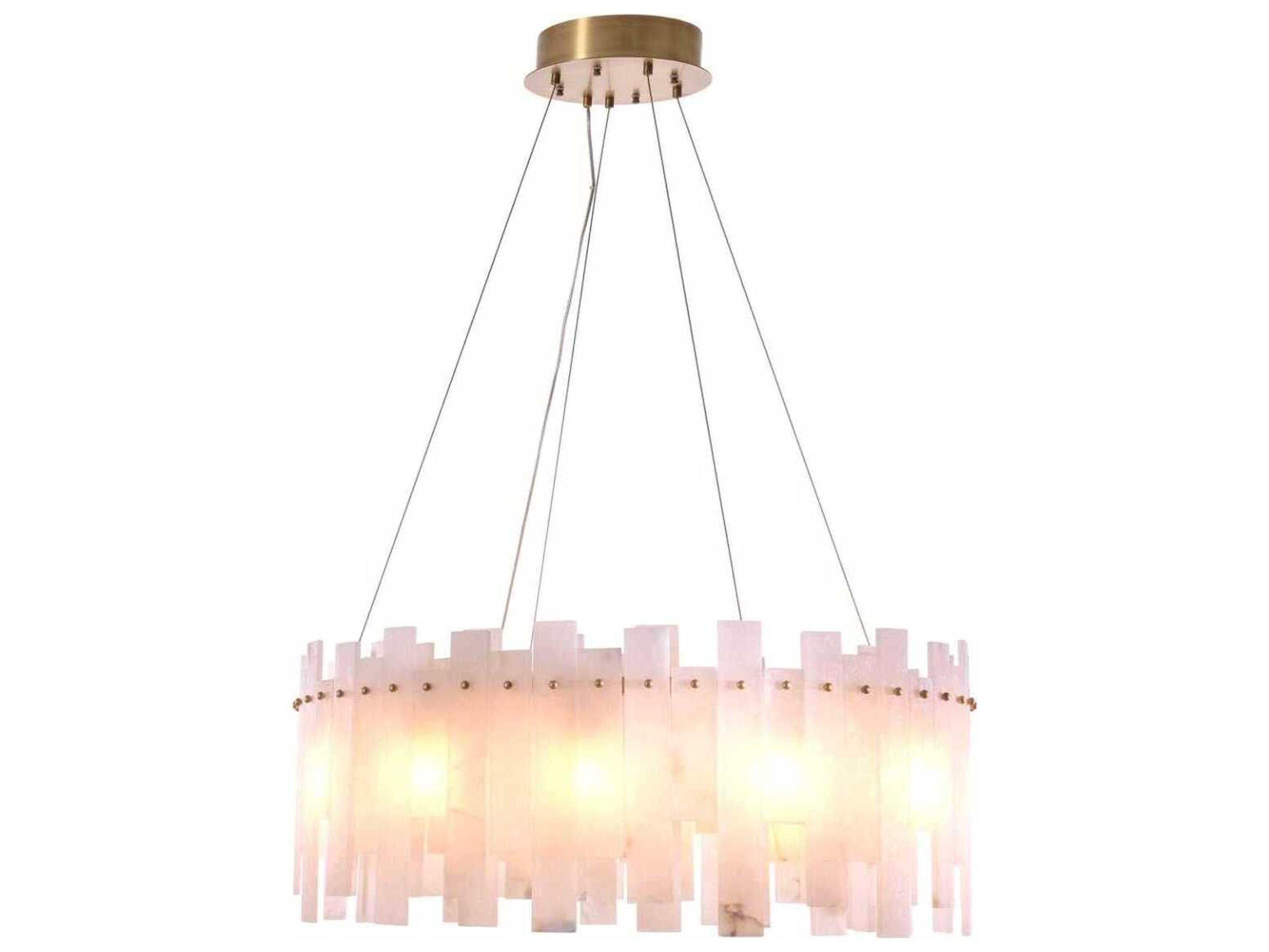 Eichholtz Pizzorni Antique Brass Chandelier