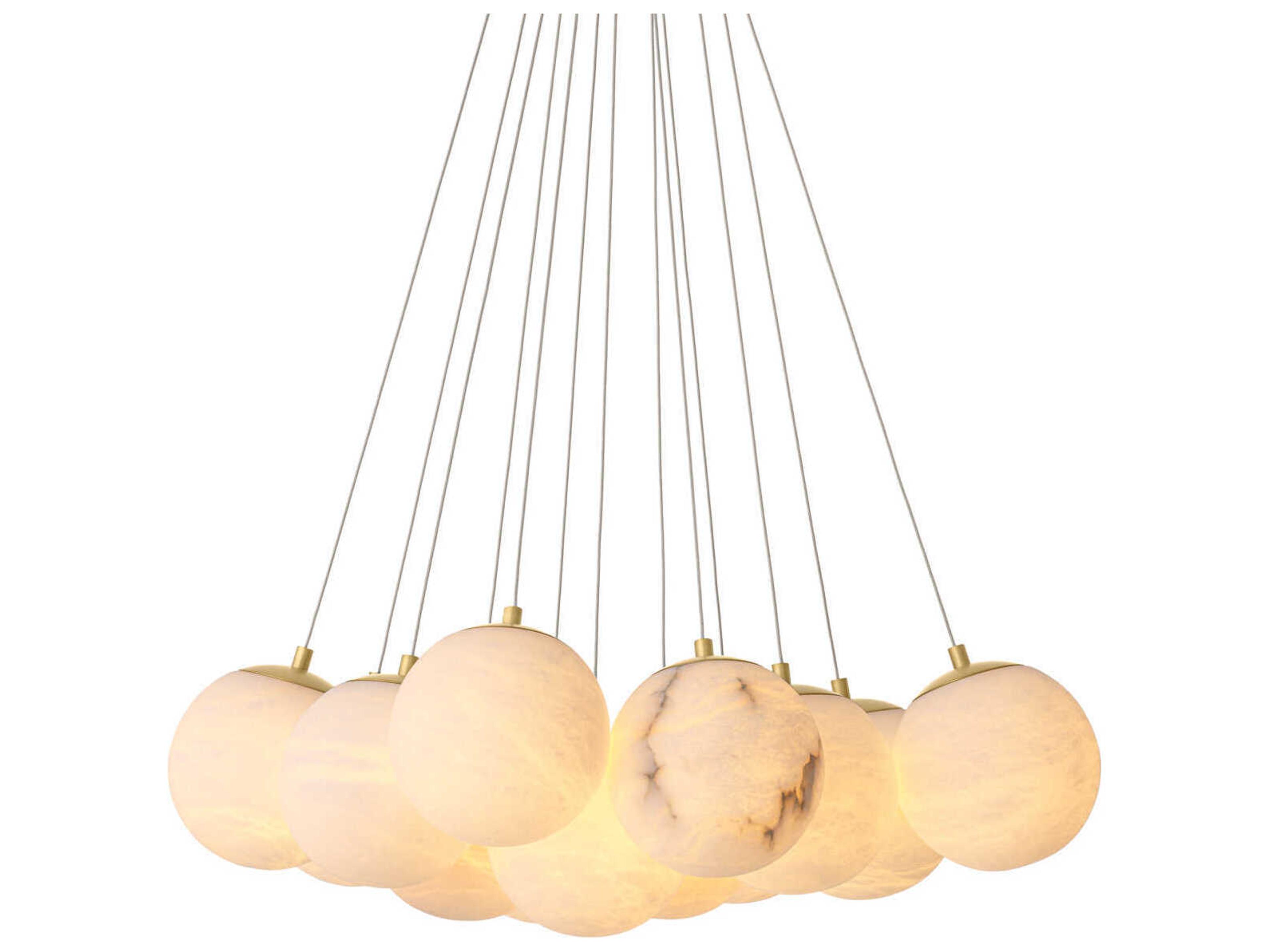 Eichholtz Sphinx Antique Brass Chandelier