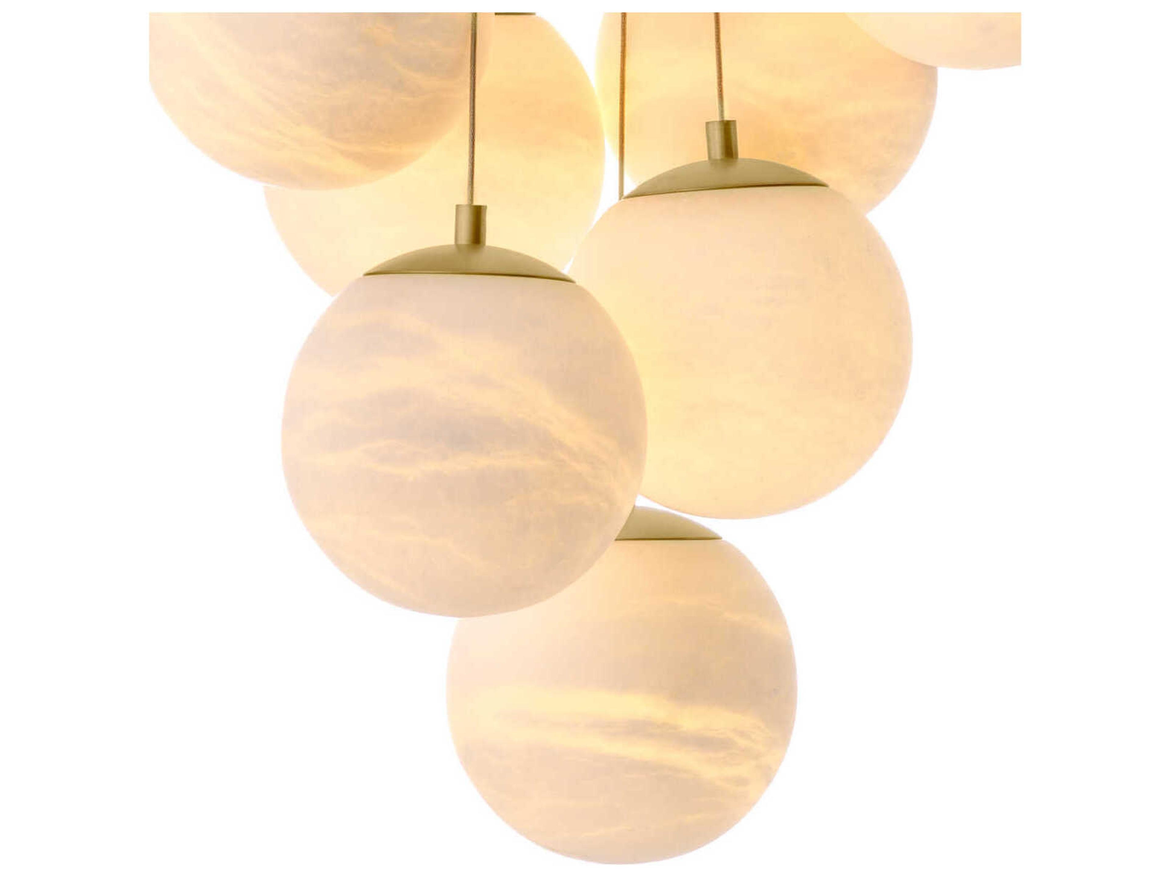 Eichholtz Sphinx Antique Brass Chandelier