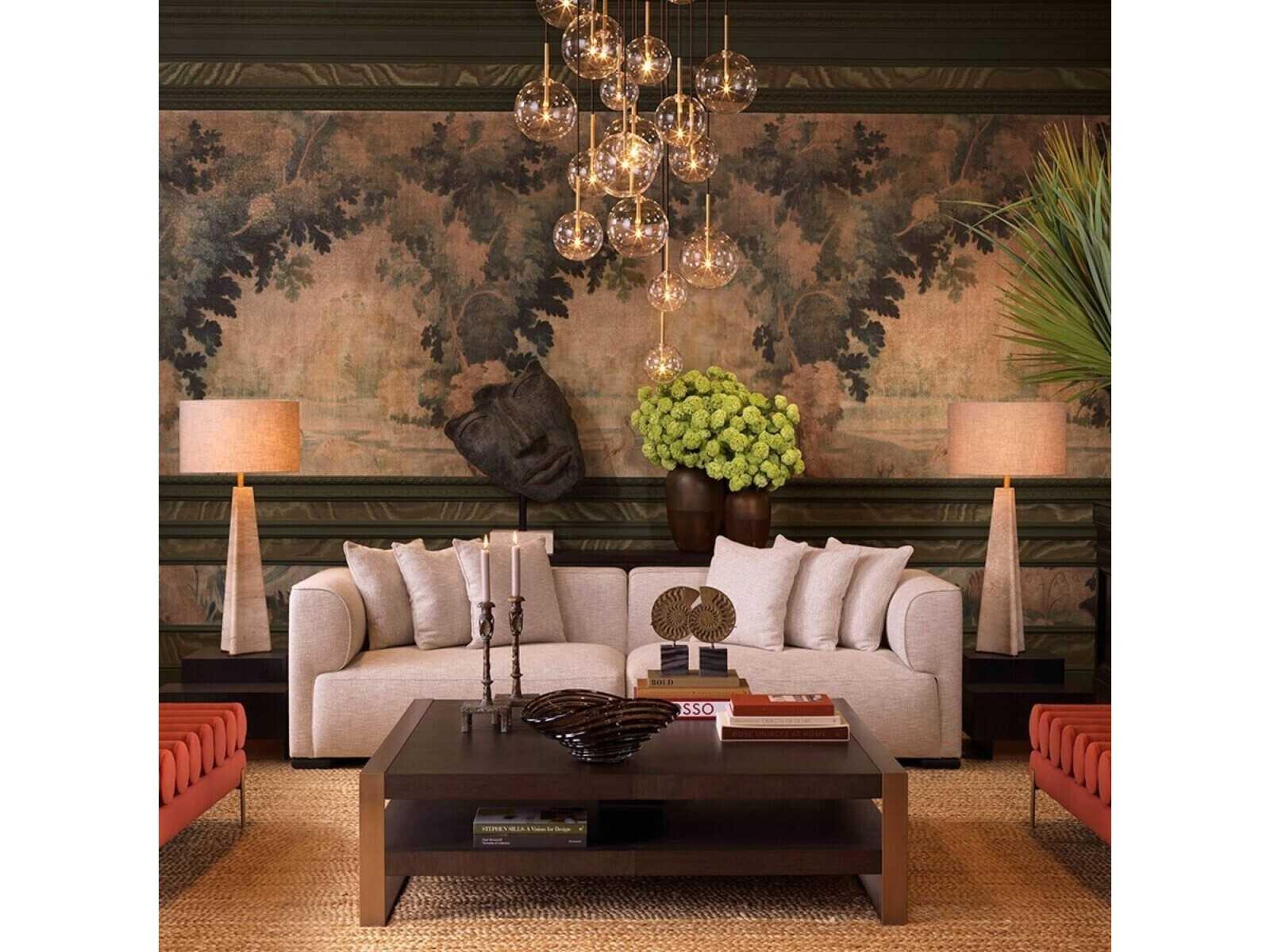 Eichholtz Guinness Mocha Straight Oak Veneer Coffee Table