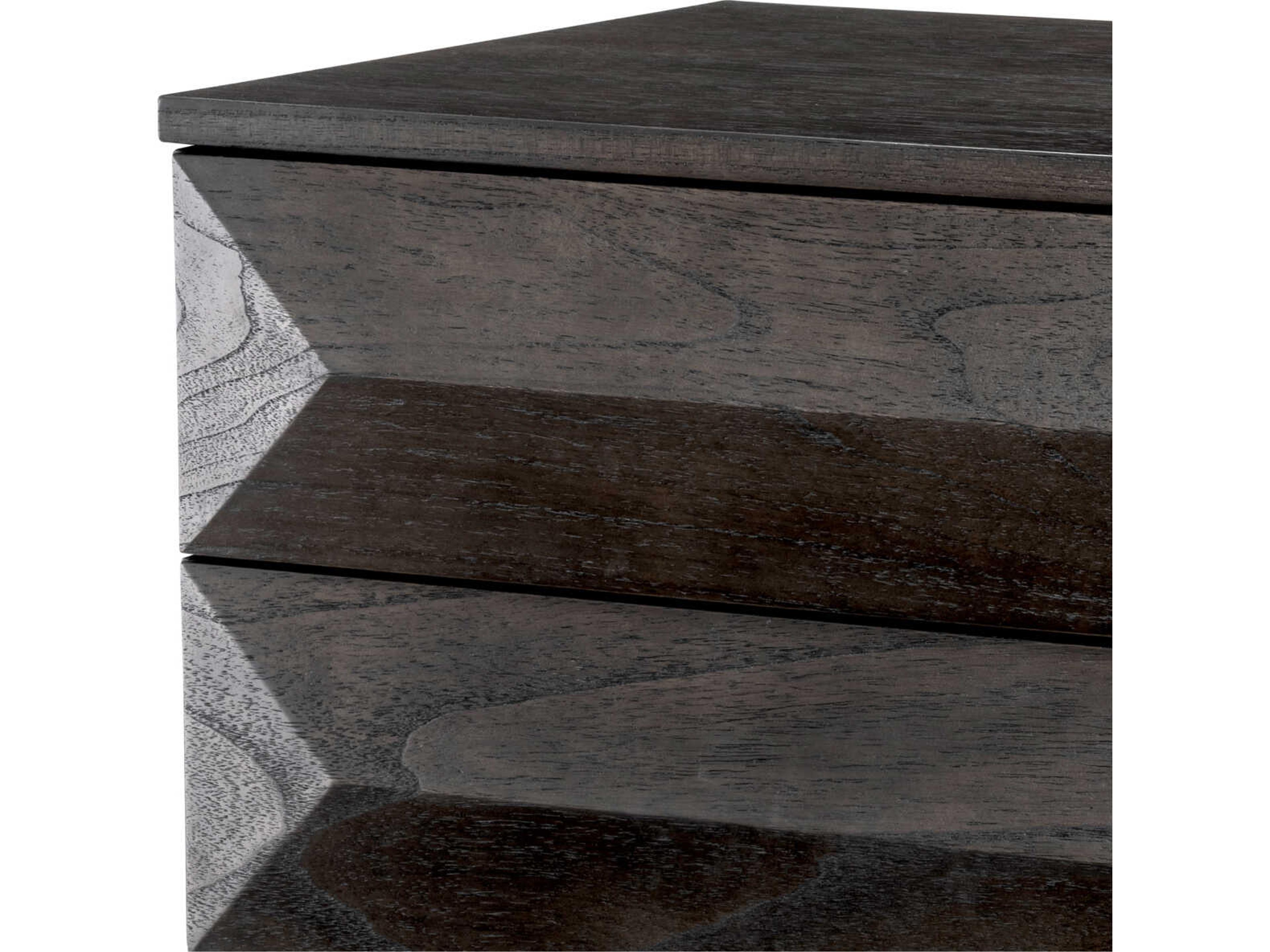 Eichholtz Denver Mocha Oak Veneer Nightstand