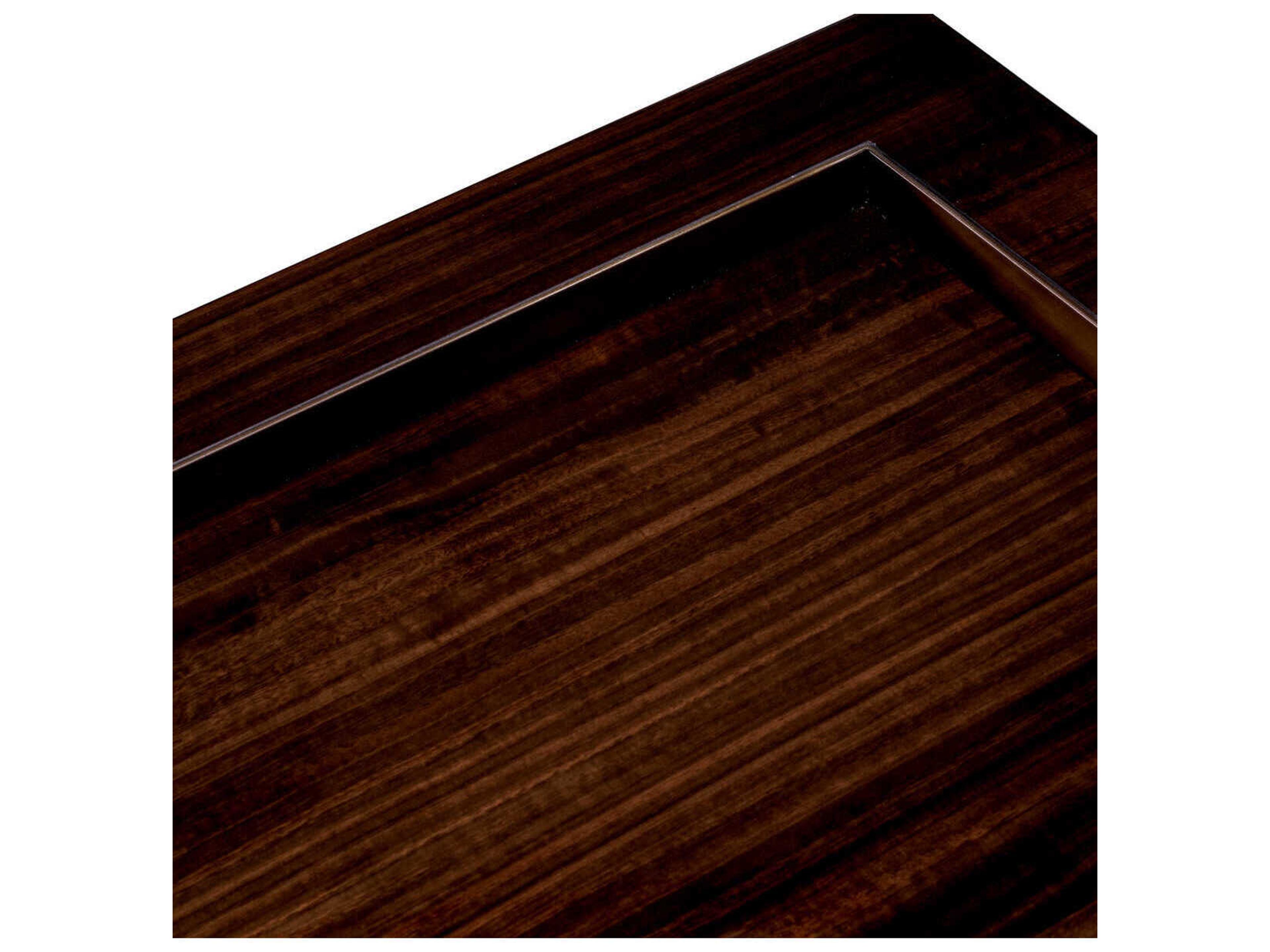 Eichholtz Otus Square Eucalyptus Veneer Bronze Side Table