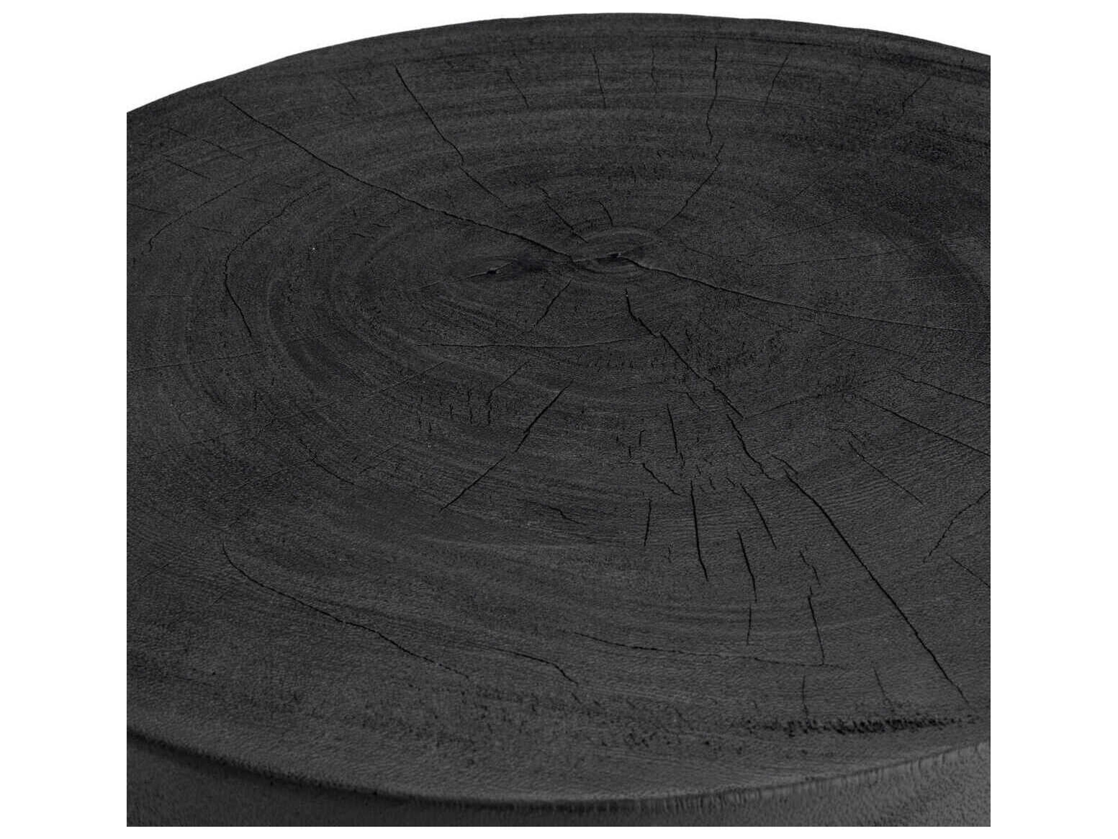 Eichholtz Osias Burnt Suar Wood Side Table