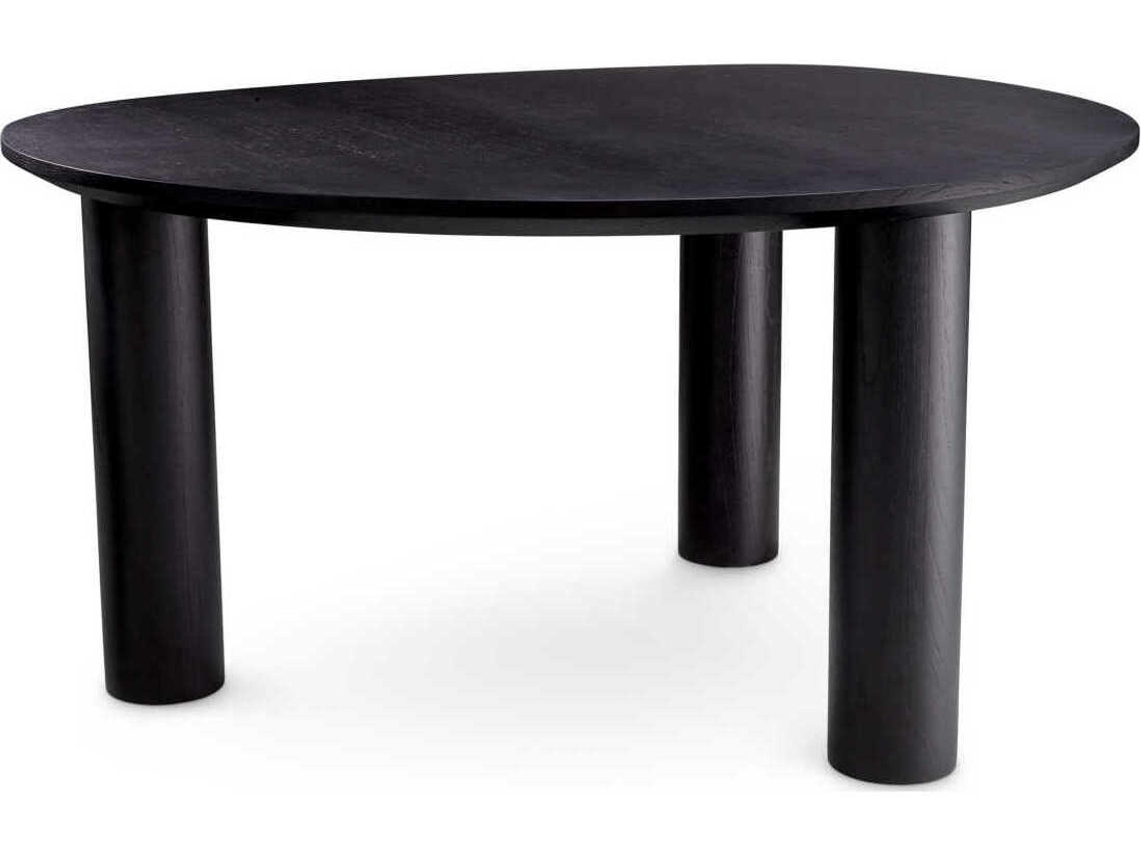 Eichholtz Lombardo Black Veneer Dining Table