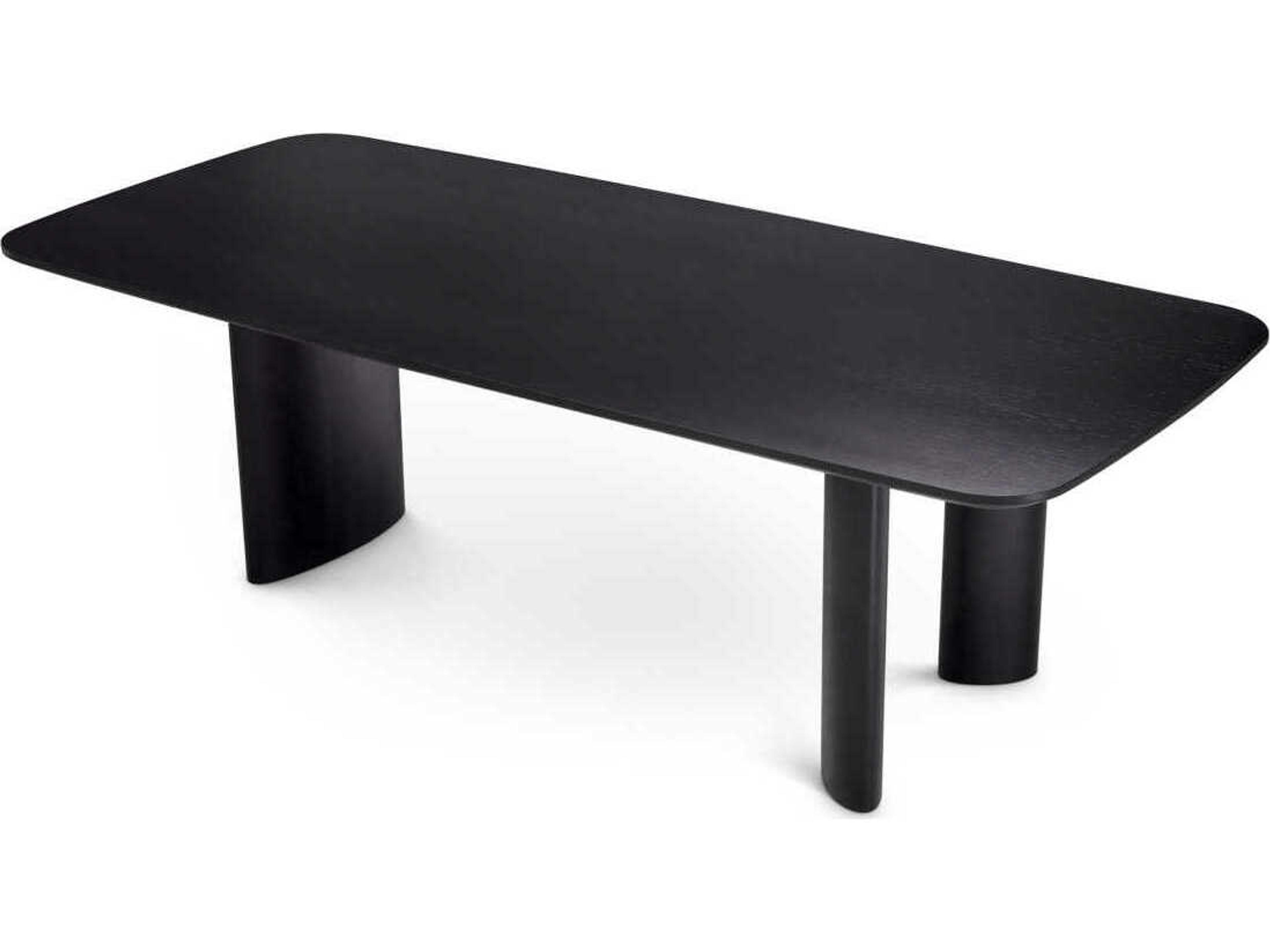 Eichholtz Harmonie S Black Veneer Dining Table