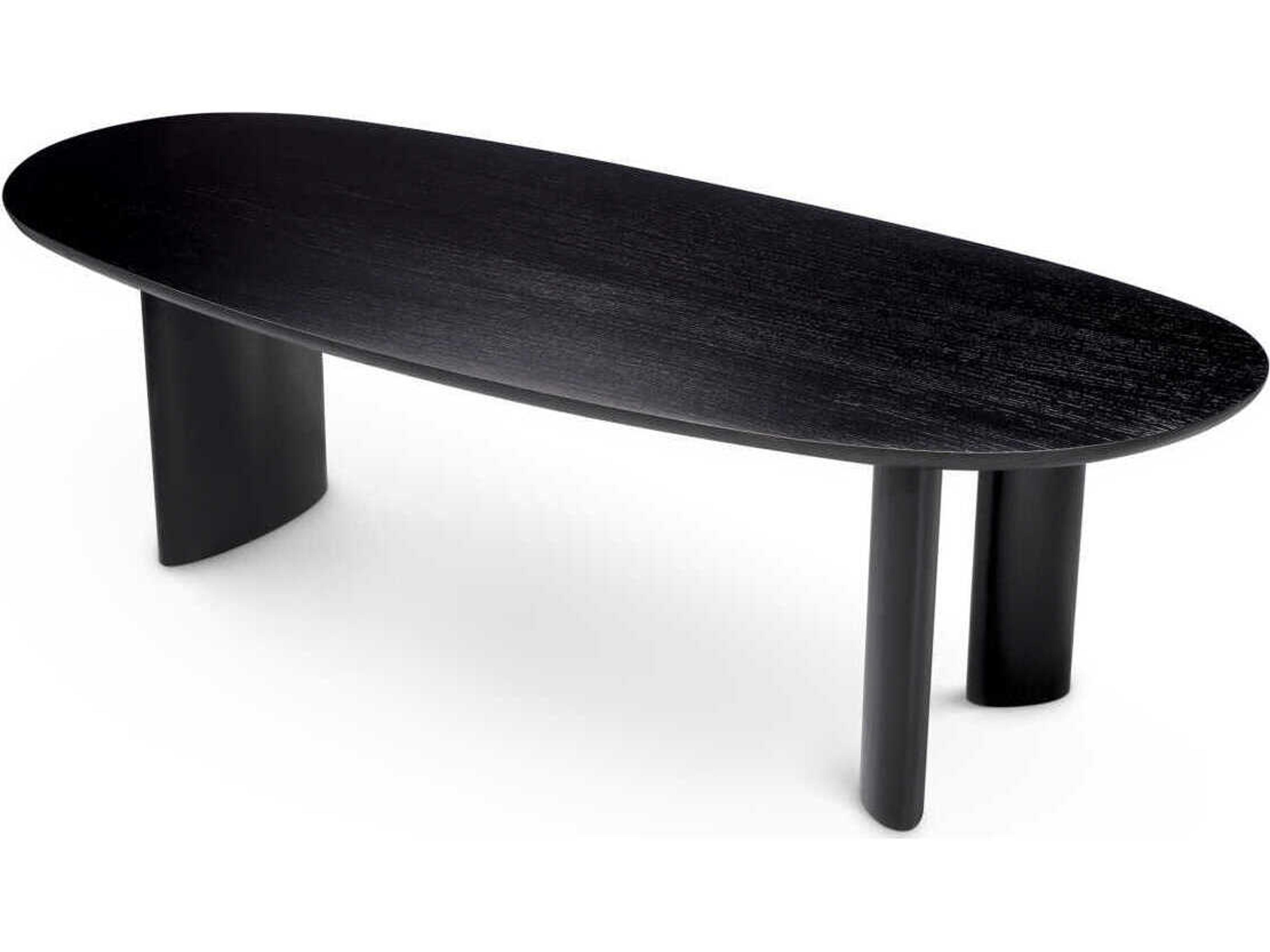 Eichholtz Lindner Black Veneer Dining Table