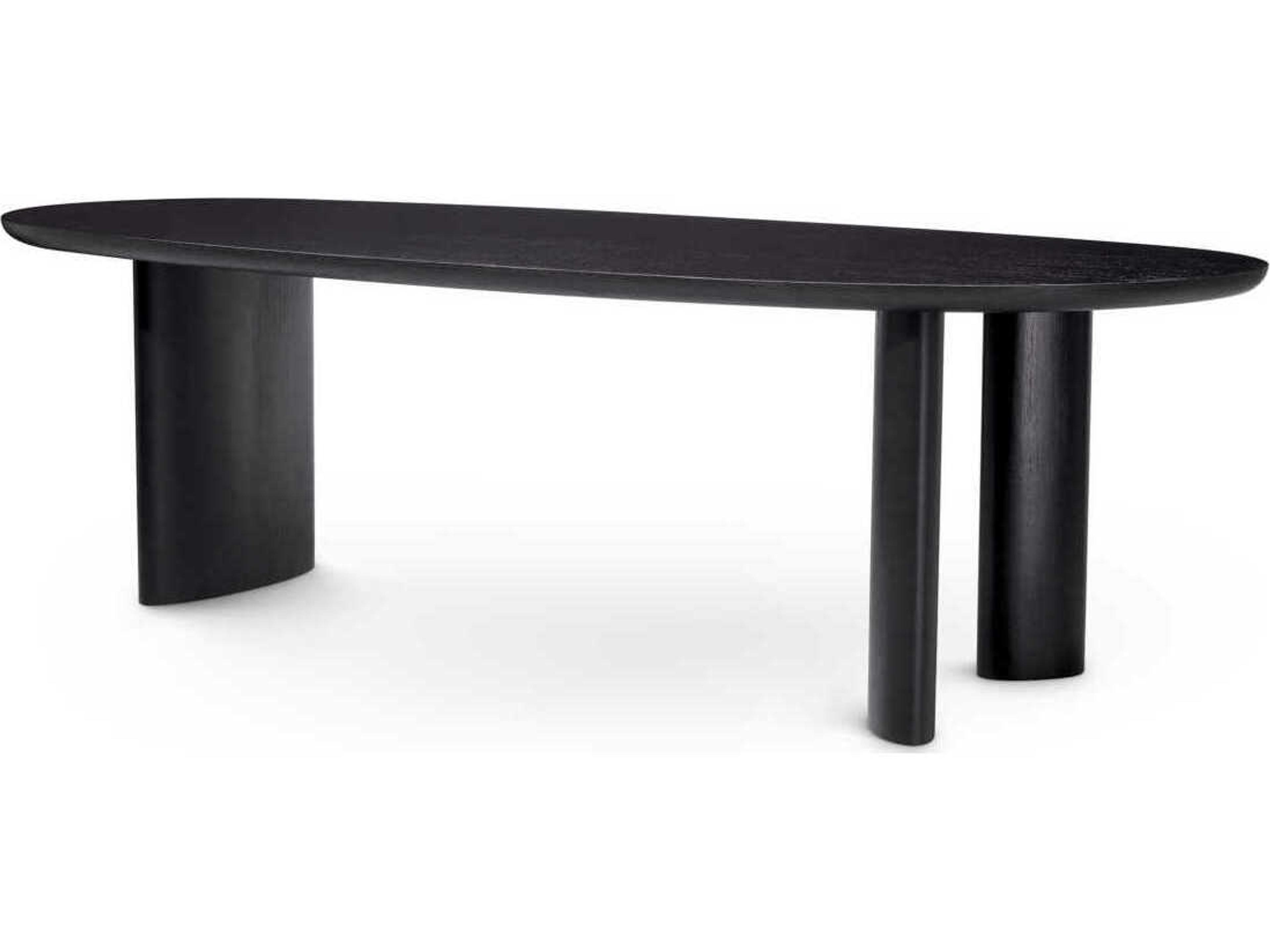 Eichholtz Lindner Black Veneer Dining Table
