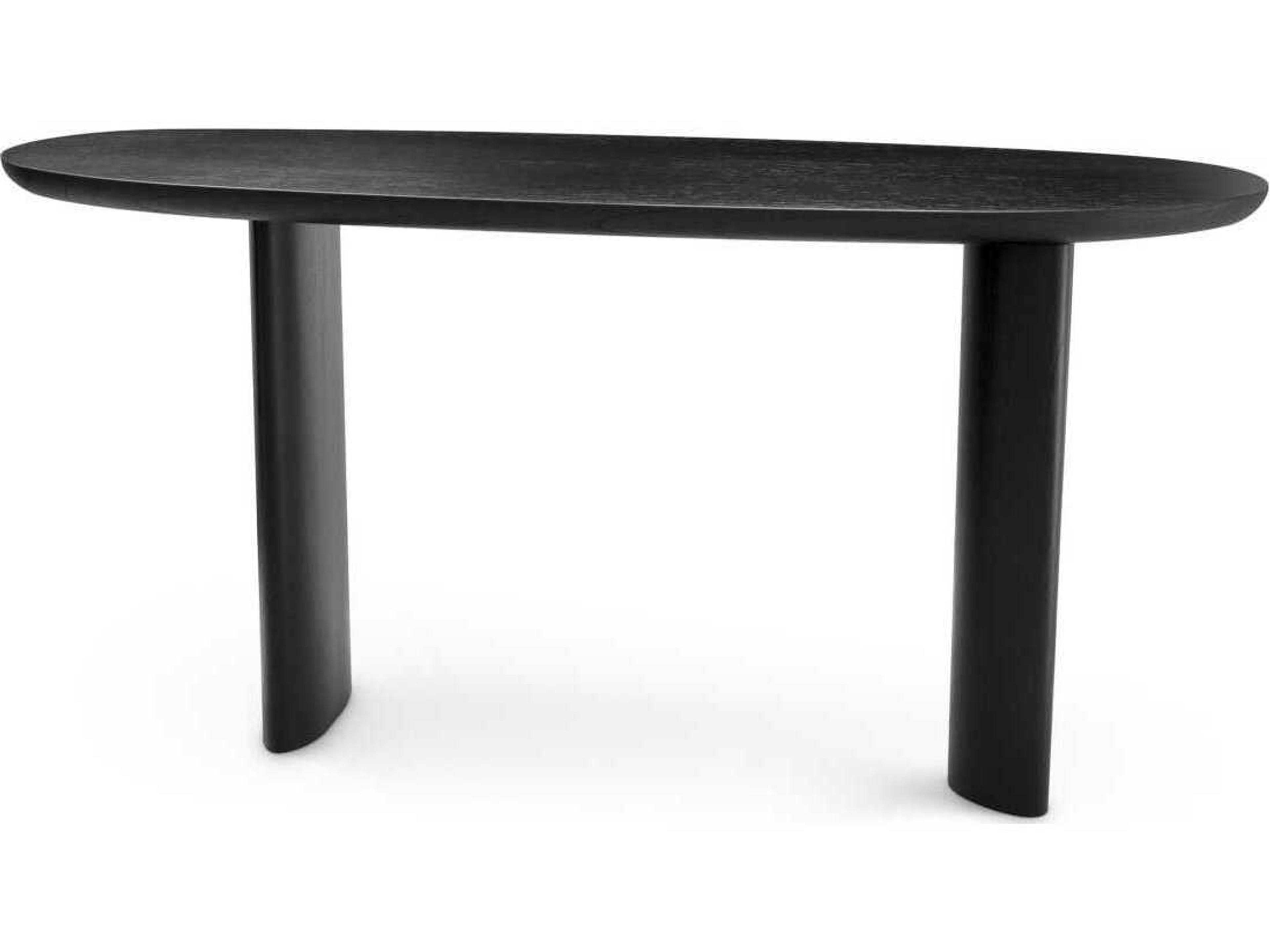 Eichholtz Lindner Black Veneer Console Table