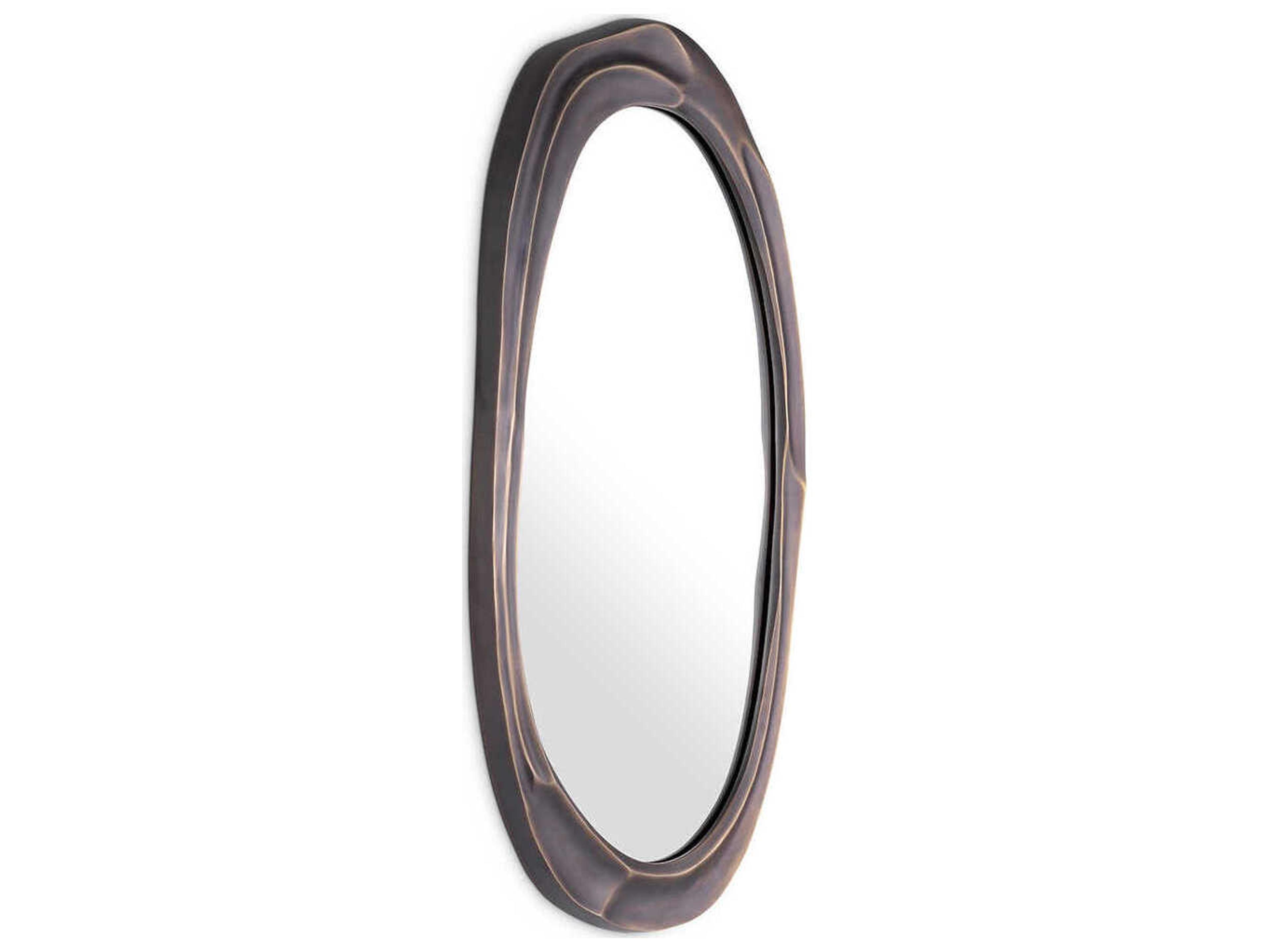 Karma M Wall Mirror Bronze Highlight Finish