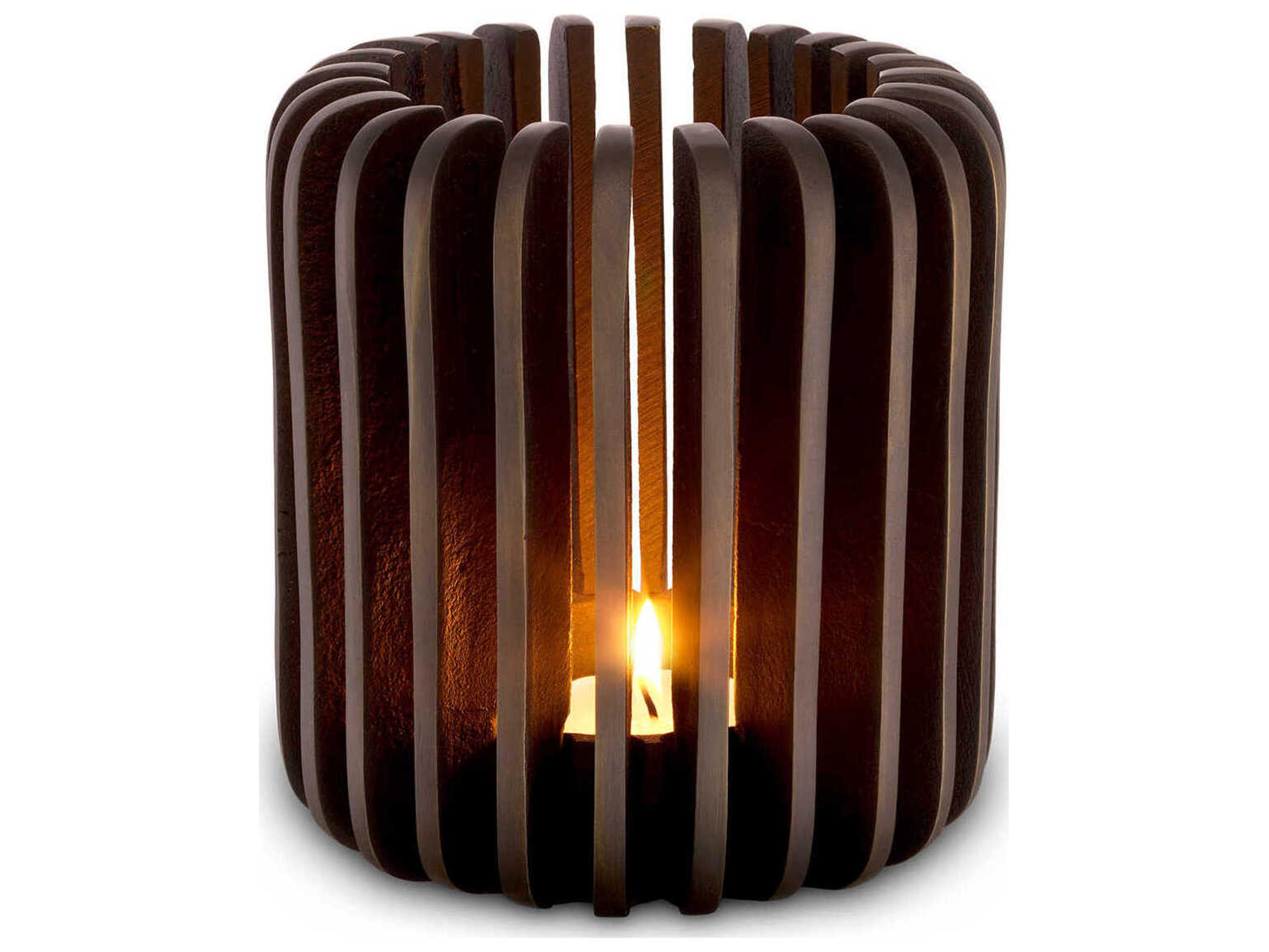 Lapidos Large Candle Holder Vintage Iron Finish