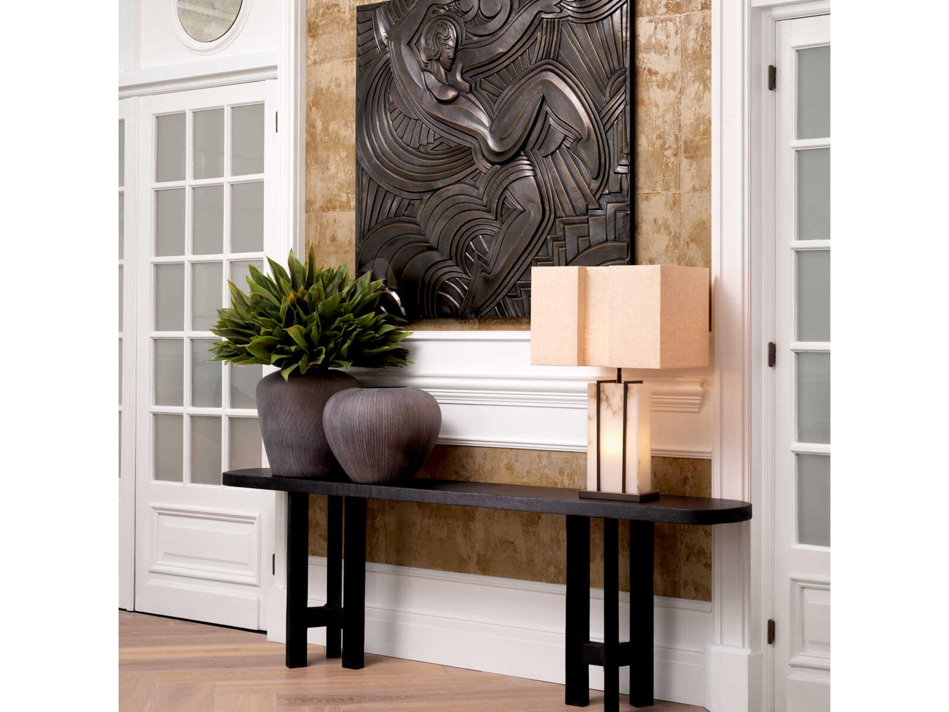 Eichholtz Libertine Burnt Meranti Console Table