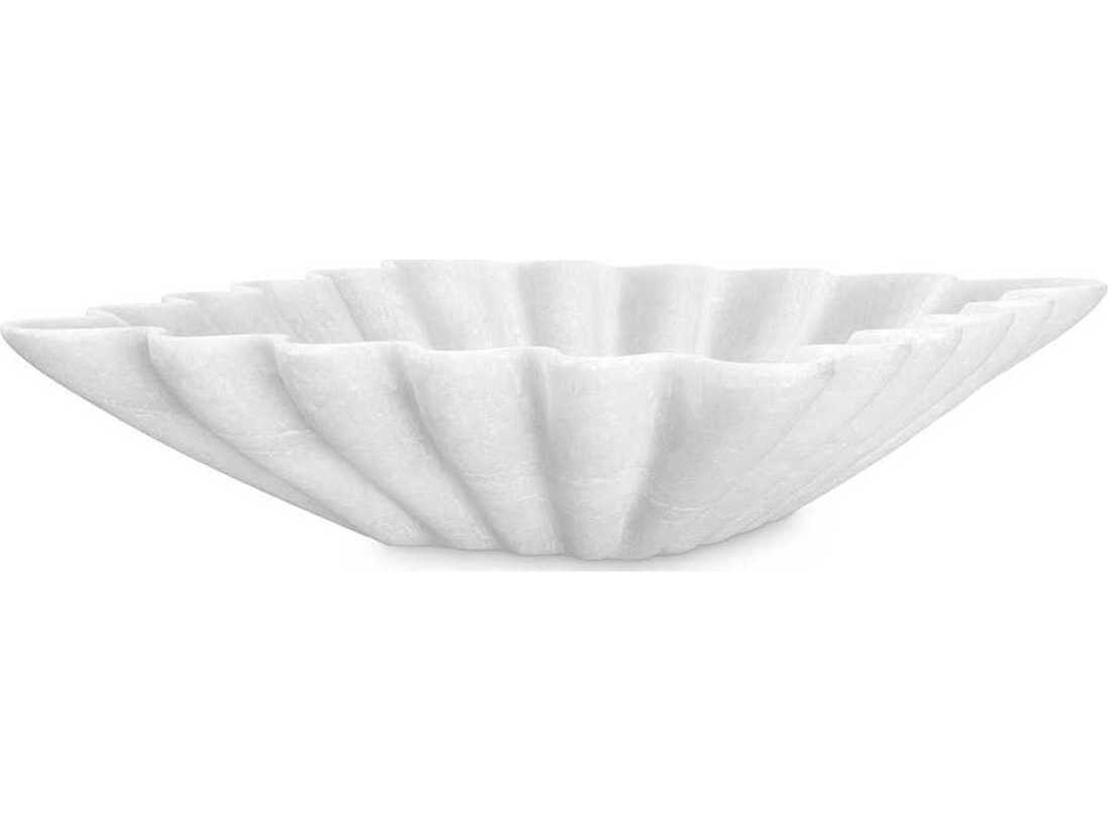 Jackson Square White Marble Bowl
