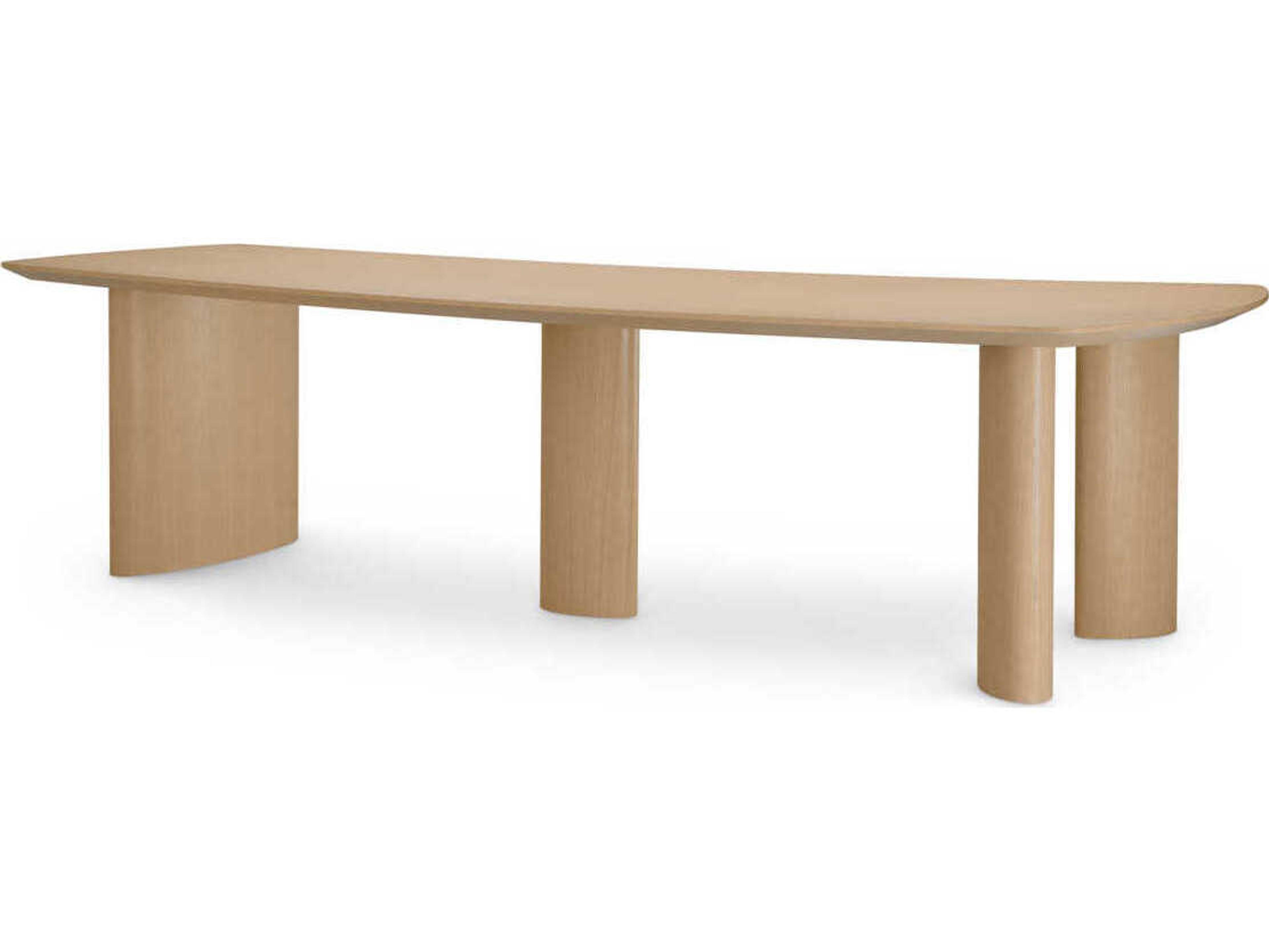Eichholtz Bergman L Natural Oak Veneer Dining Table