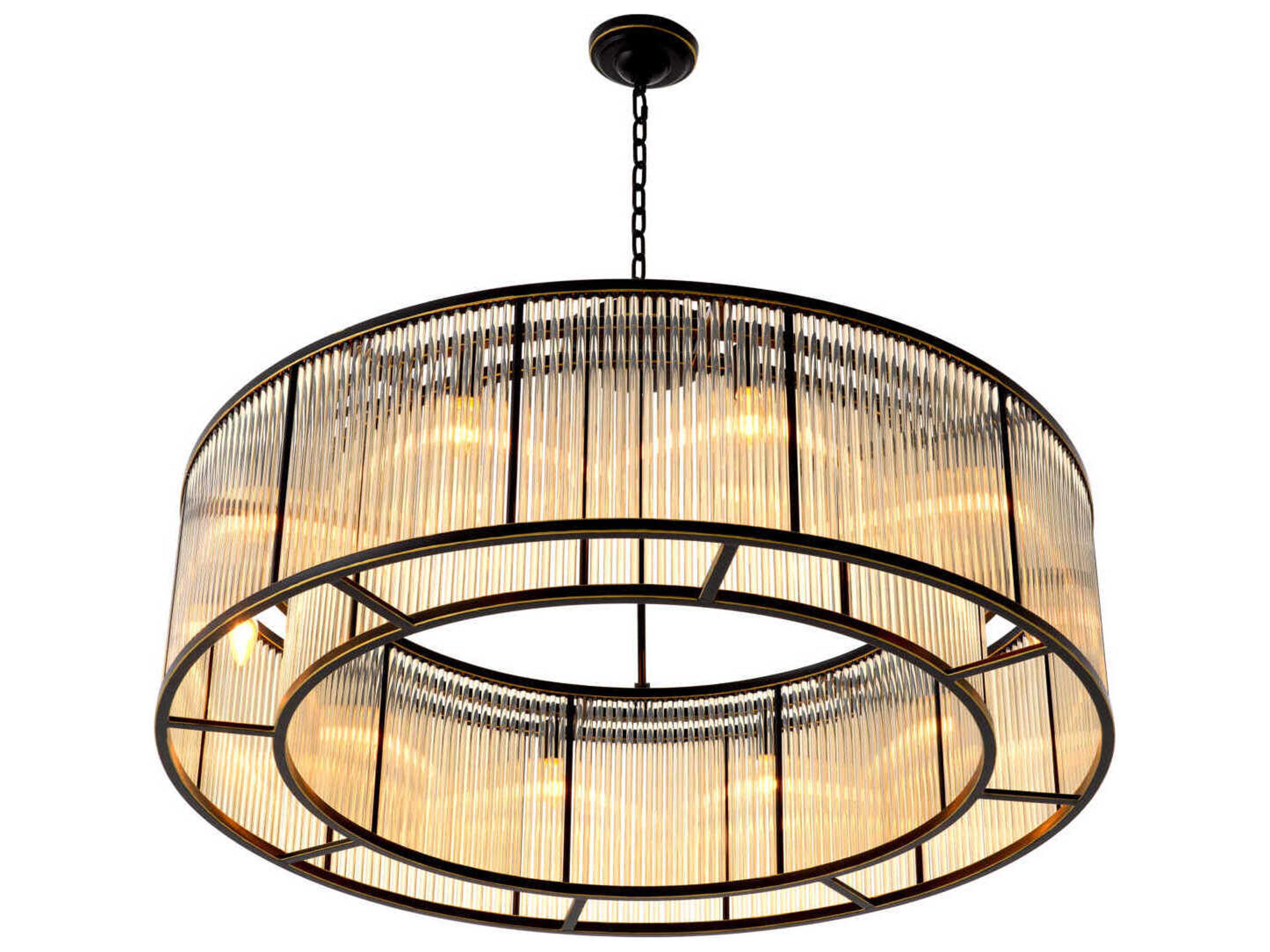 Eichholtz Bernardi Xl Bronze Ceiling Lamp