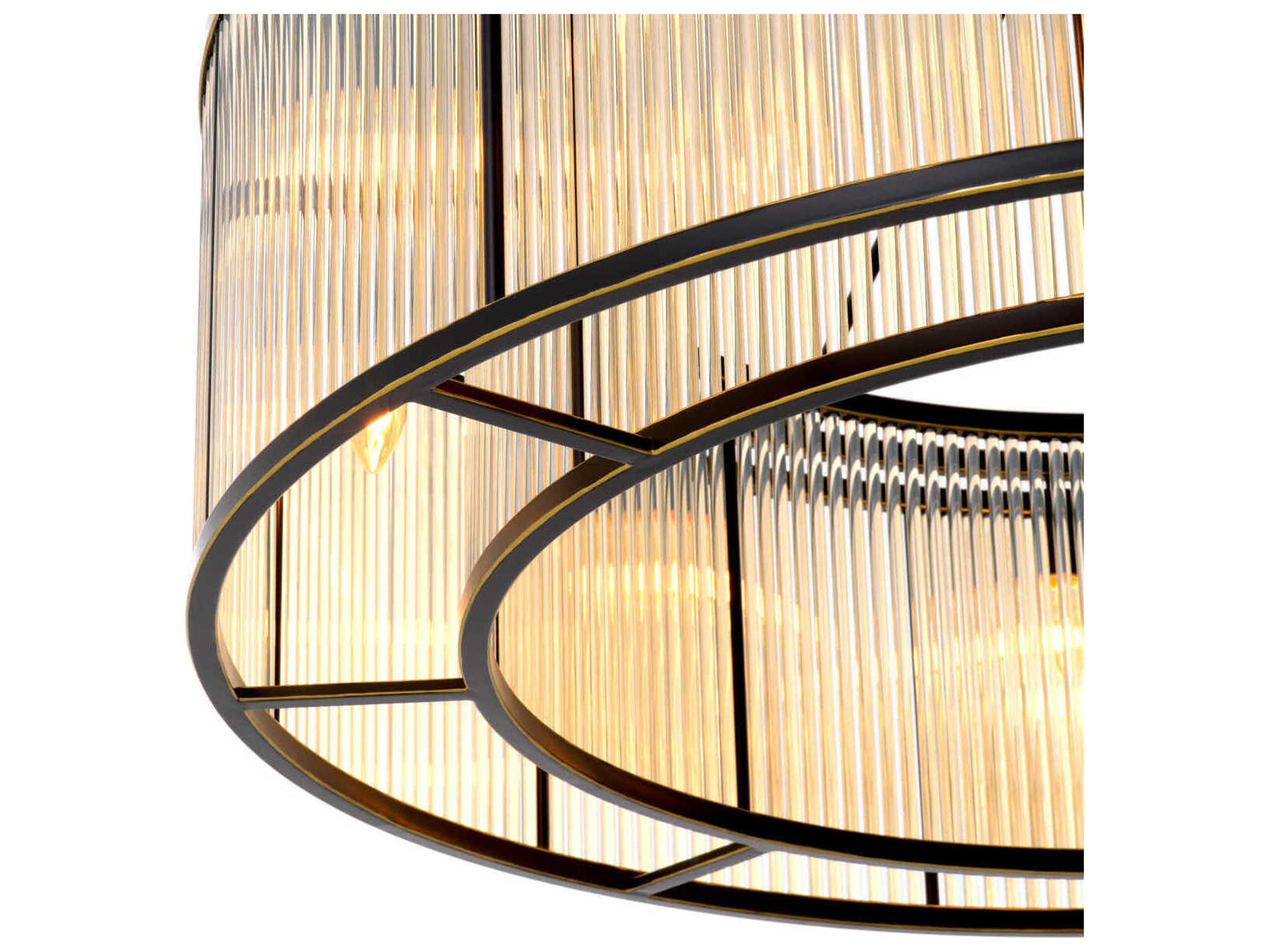 Eichholtz Bernardi Xl Bronze Ceiling Lamp