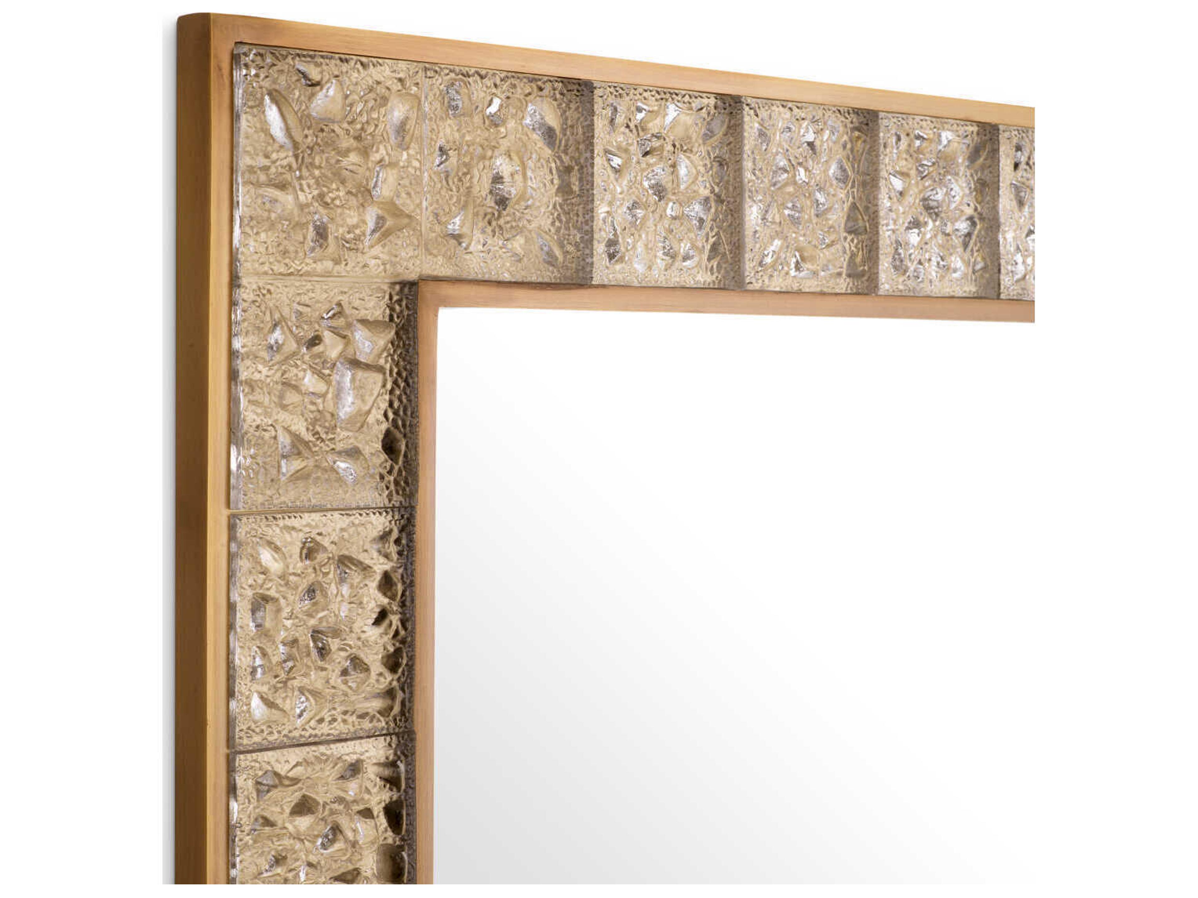 Eichholtz Mellot Square Vintage Brass Mirror