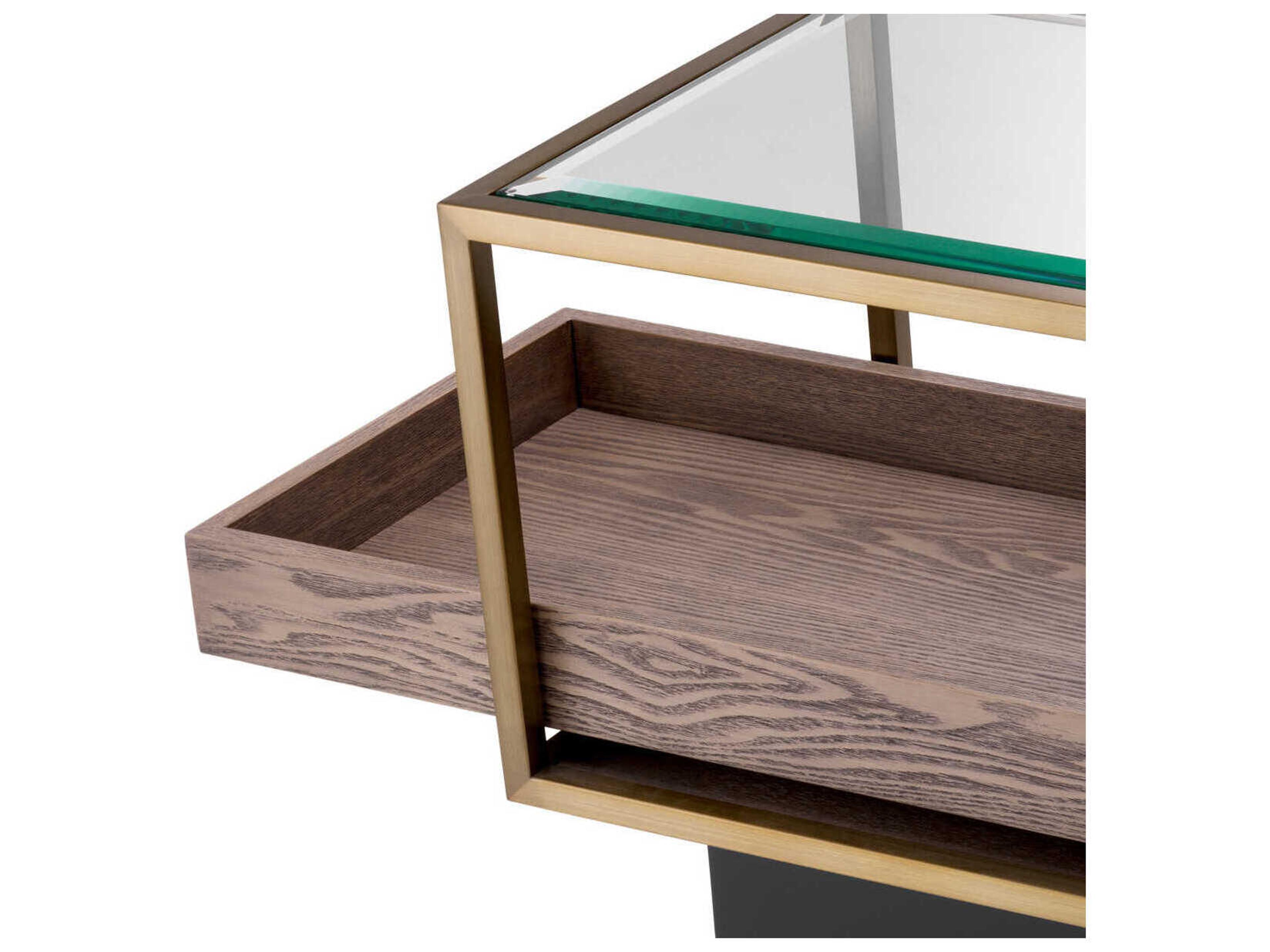 Eichholtz Roxton Brushed Brass Side Table