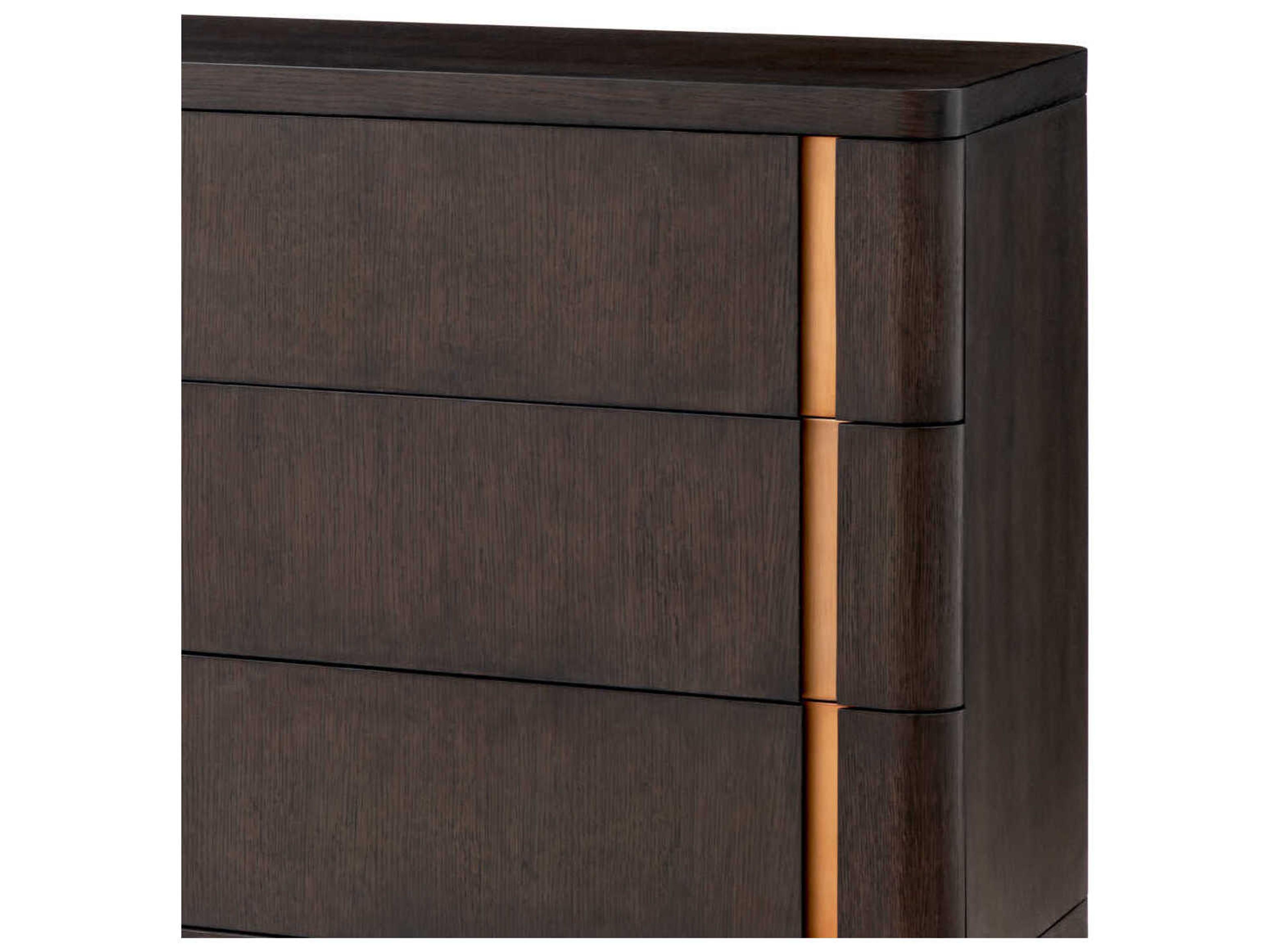 Eichholtz Dresser Modesto L Mocha Oak Veneer Drawer