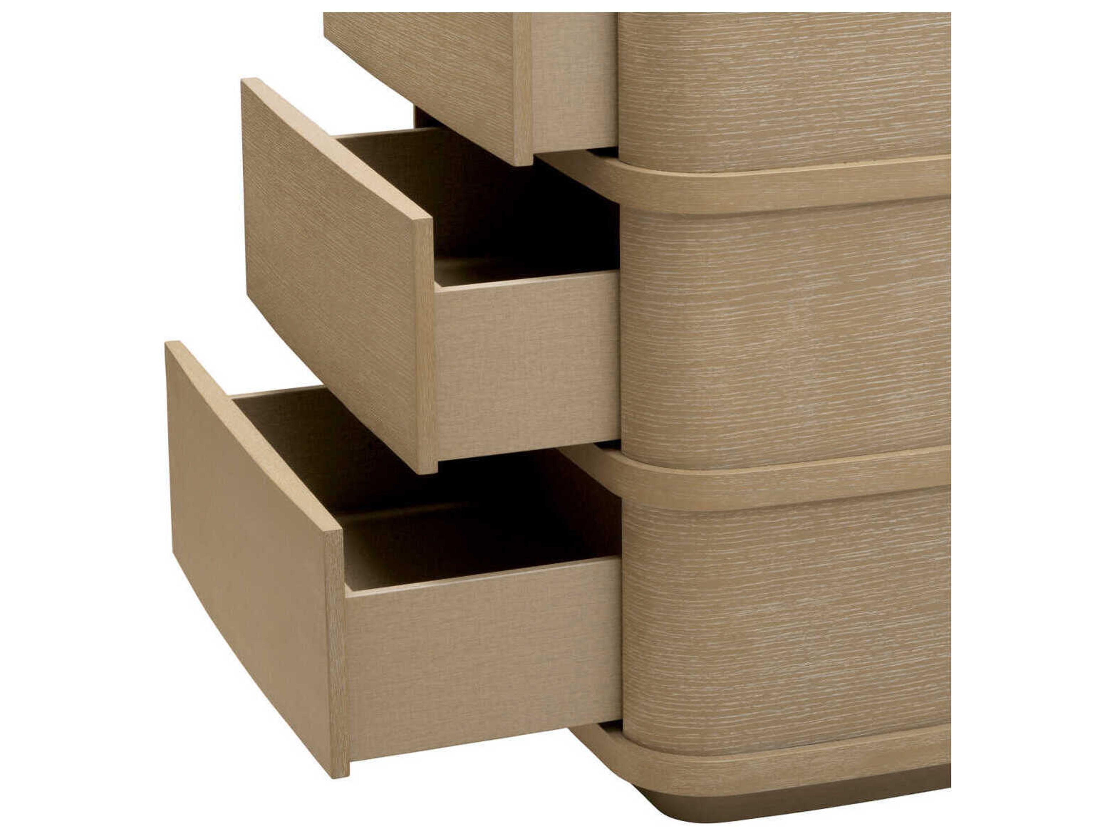 Eichholtz Dresser Cabana Tall Washed Oak Veneer Drawer