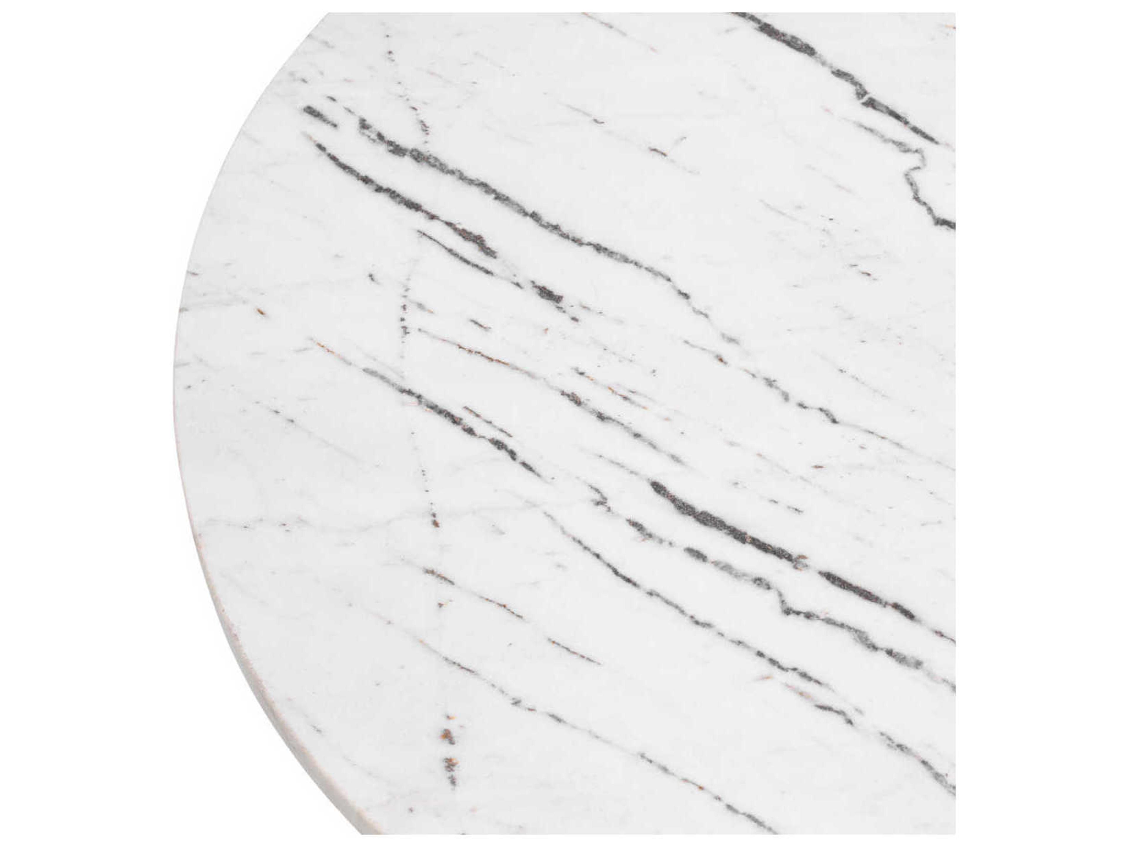 Eichholtz Terry White Marble Side Table