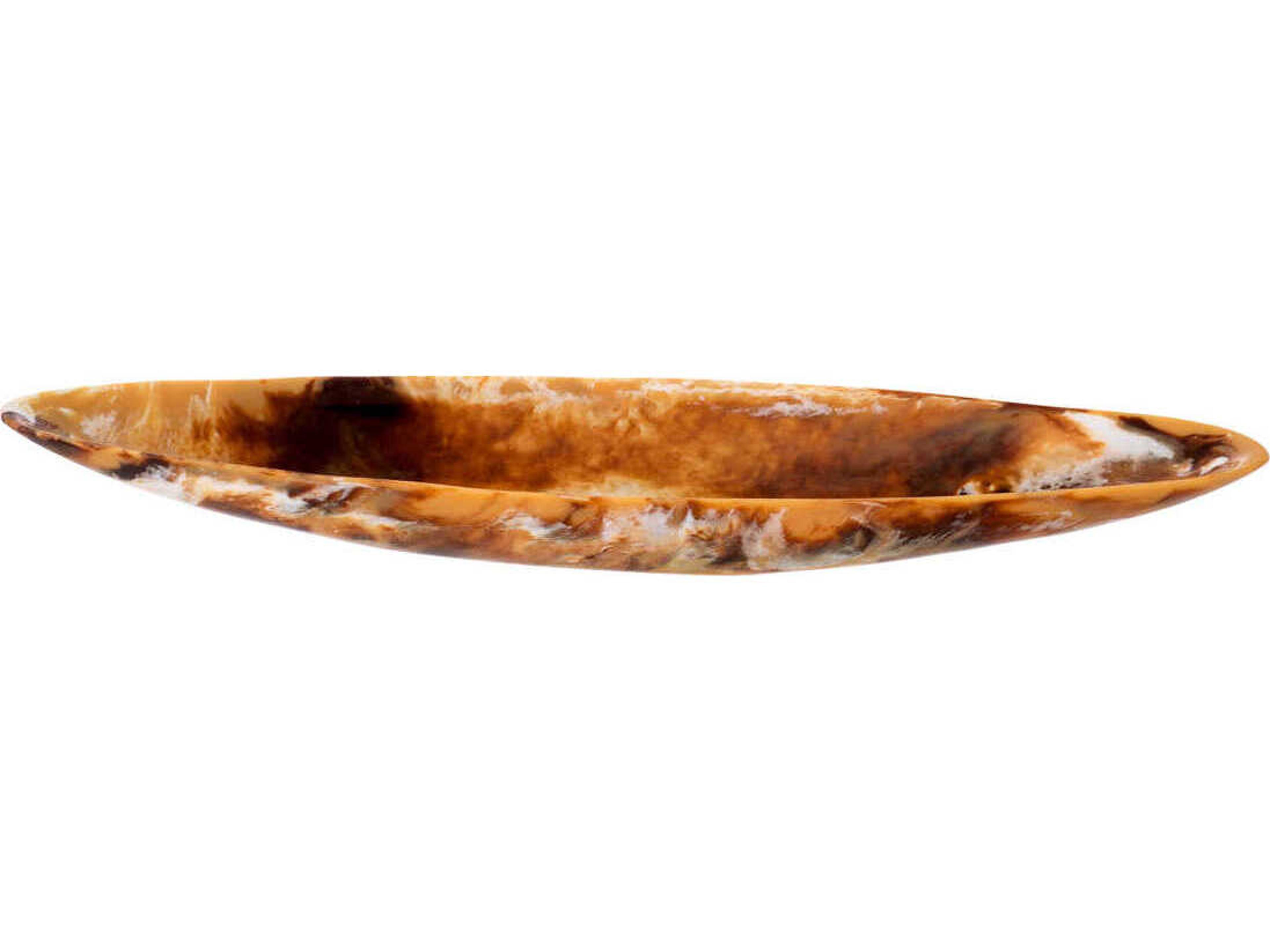 Eichholtz Mood Long Orange Swirl Bowl