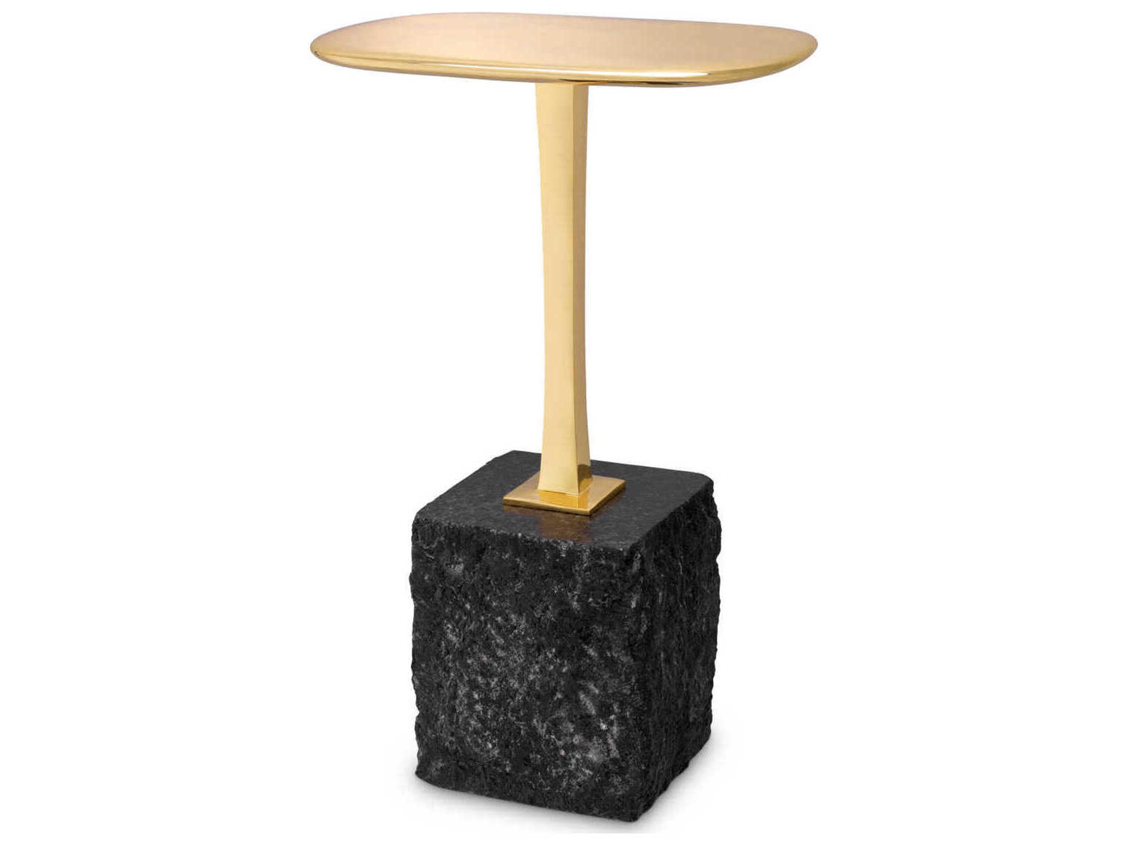 Kayan S Polished Brass Side Table
