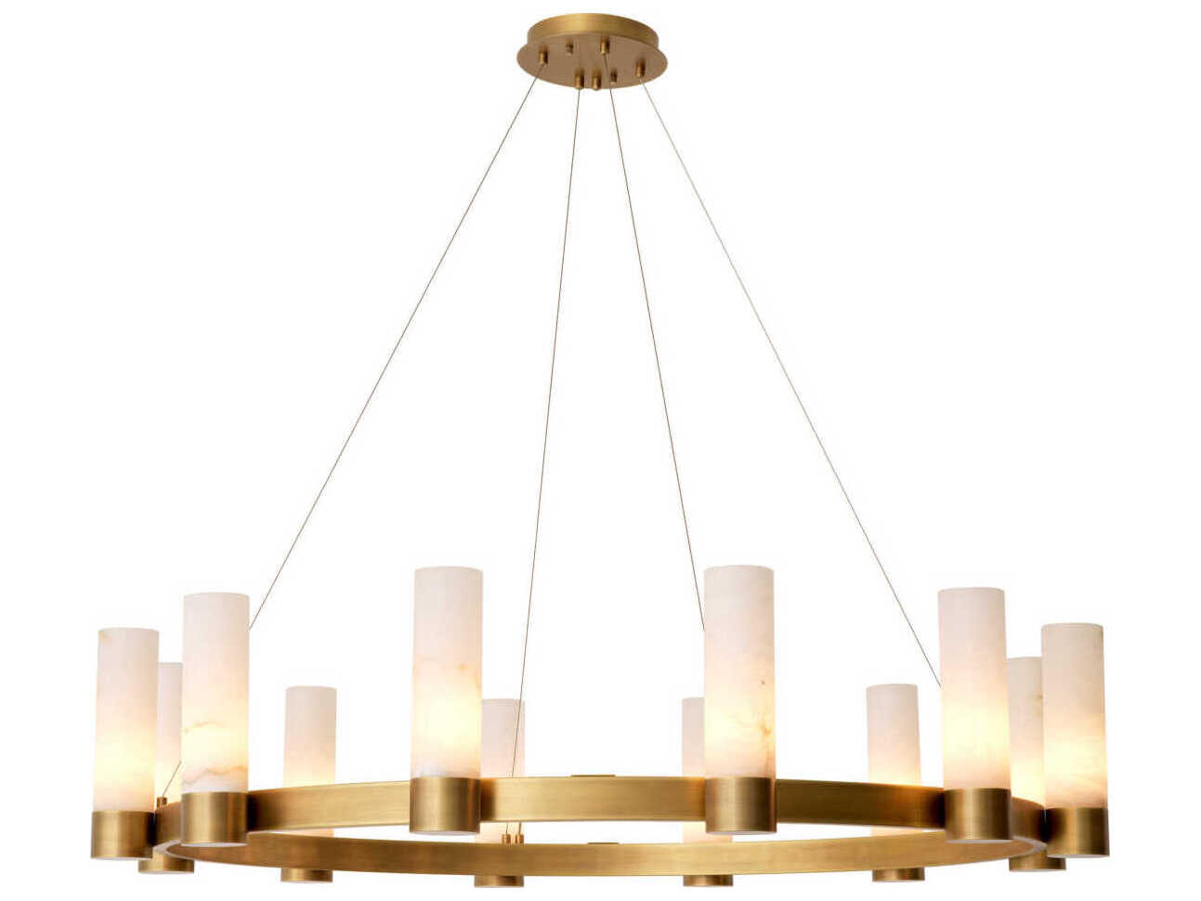 Castro Antique Brass Chandelier