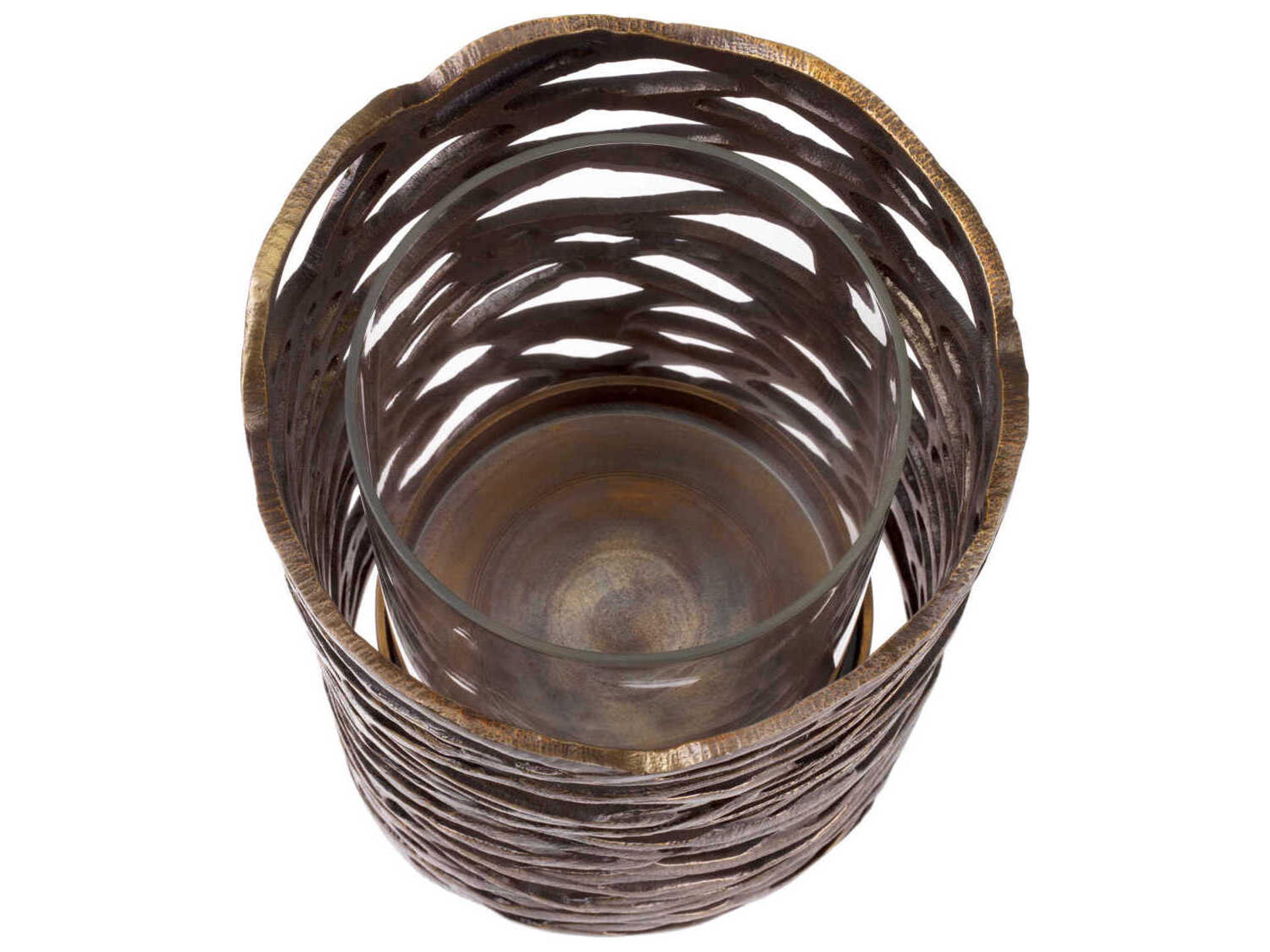 Eichholtz Lanai S Vintage Brass Hurricane