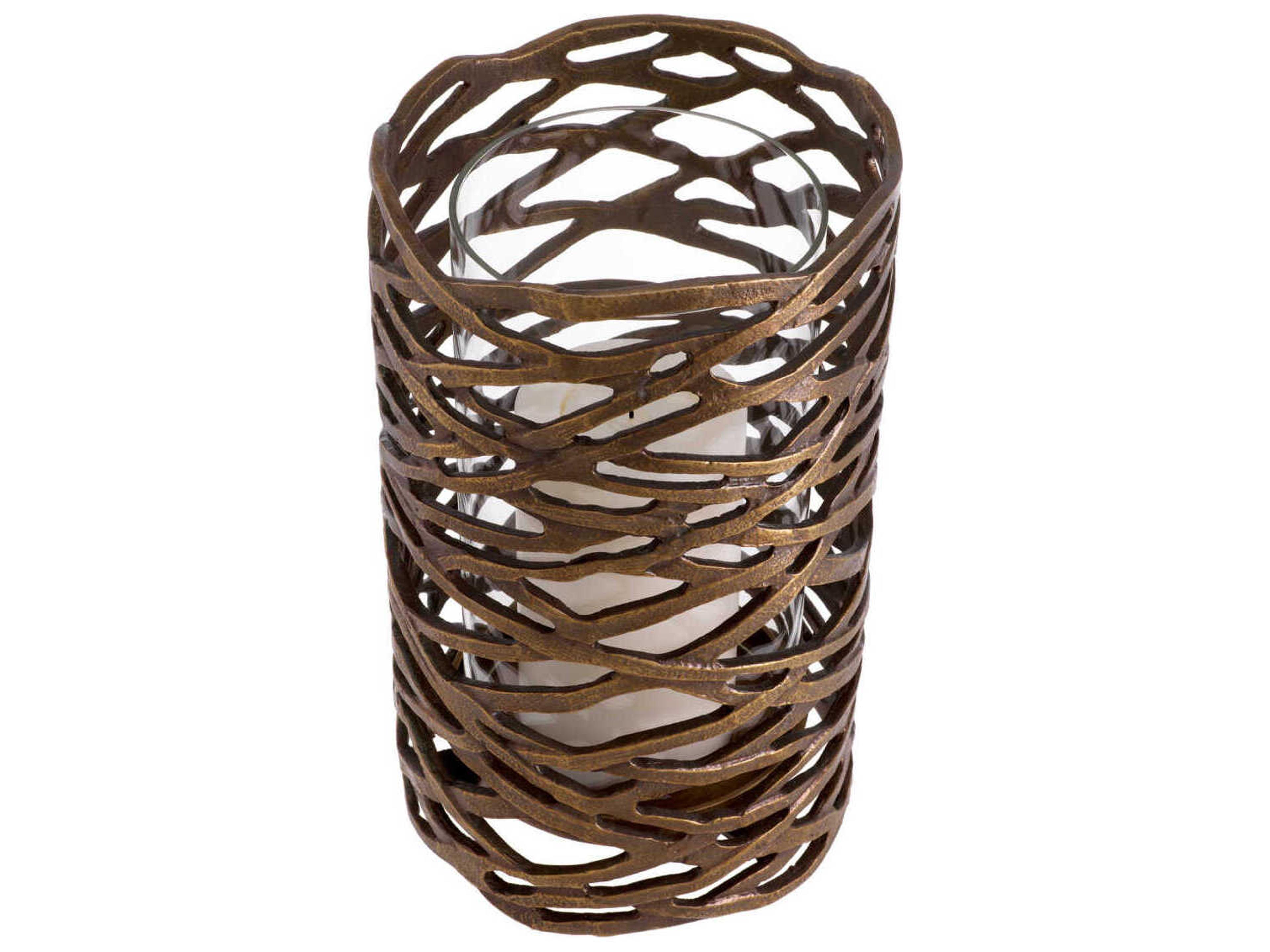 Eichholtz Lanai L Vintage Brass Hurricane