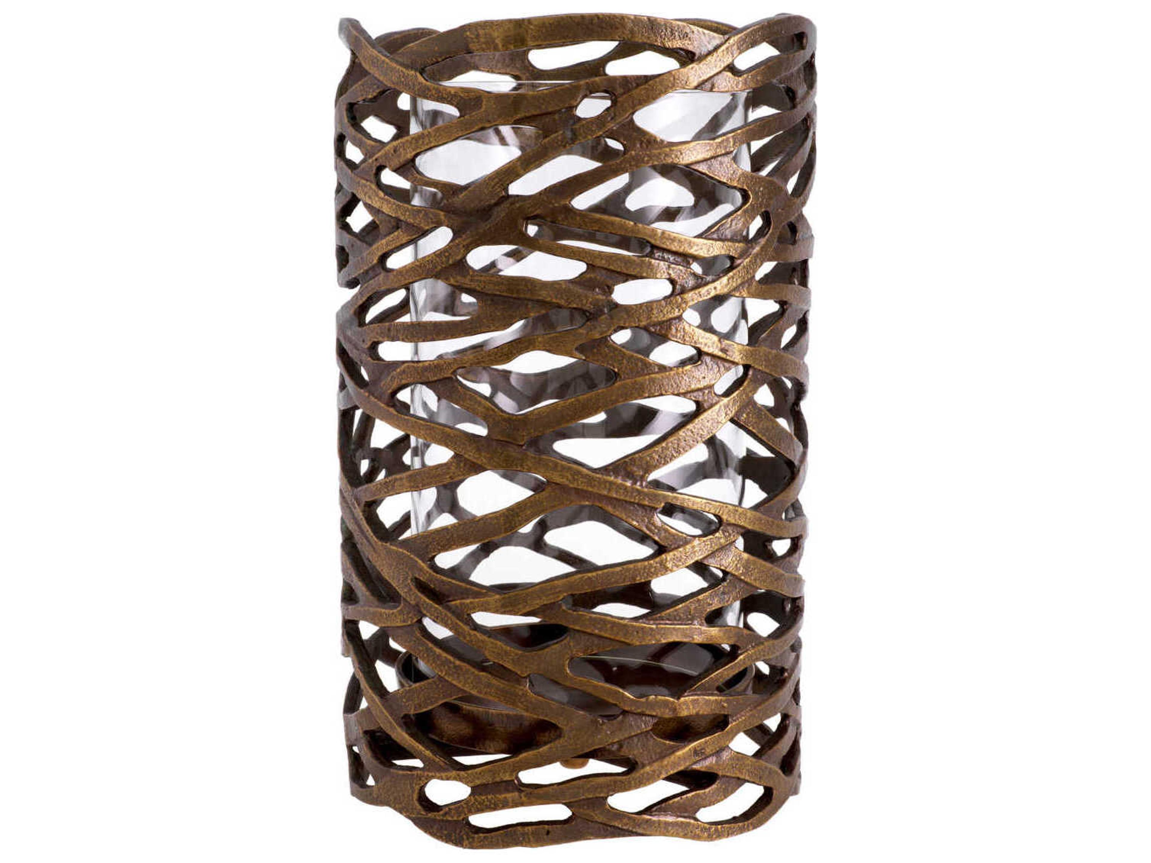 Eichholtz Lanai L Vintage Brass Hurricane