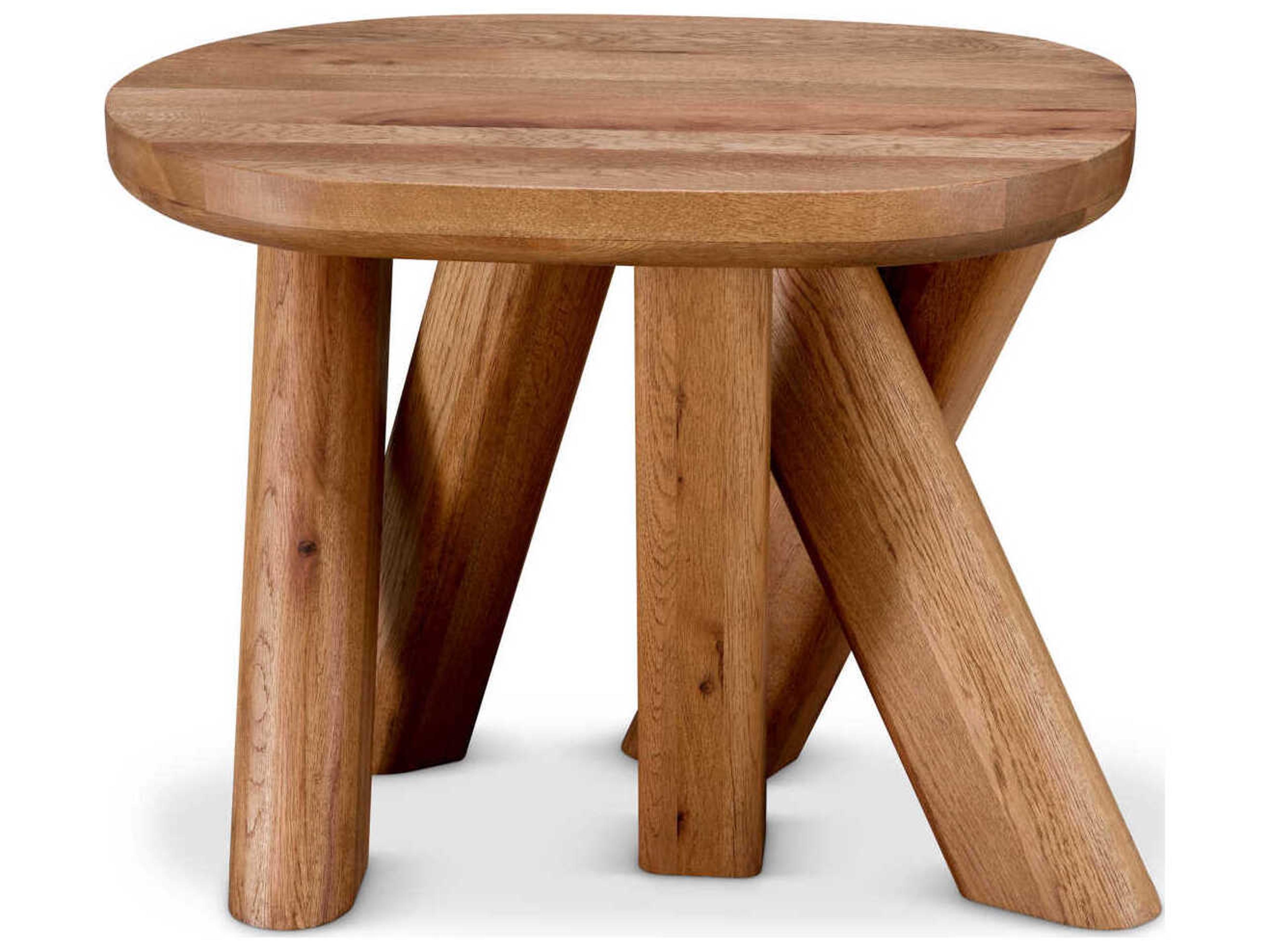 Eichholtz Bayshore Oak Wood Side Table